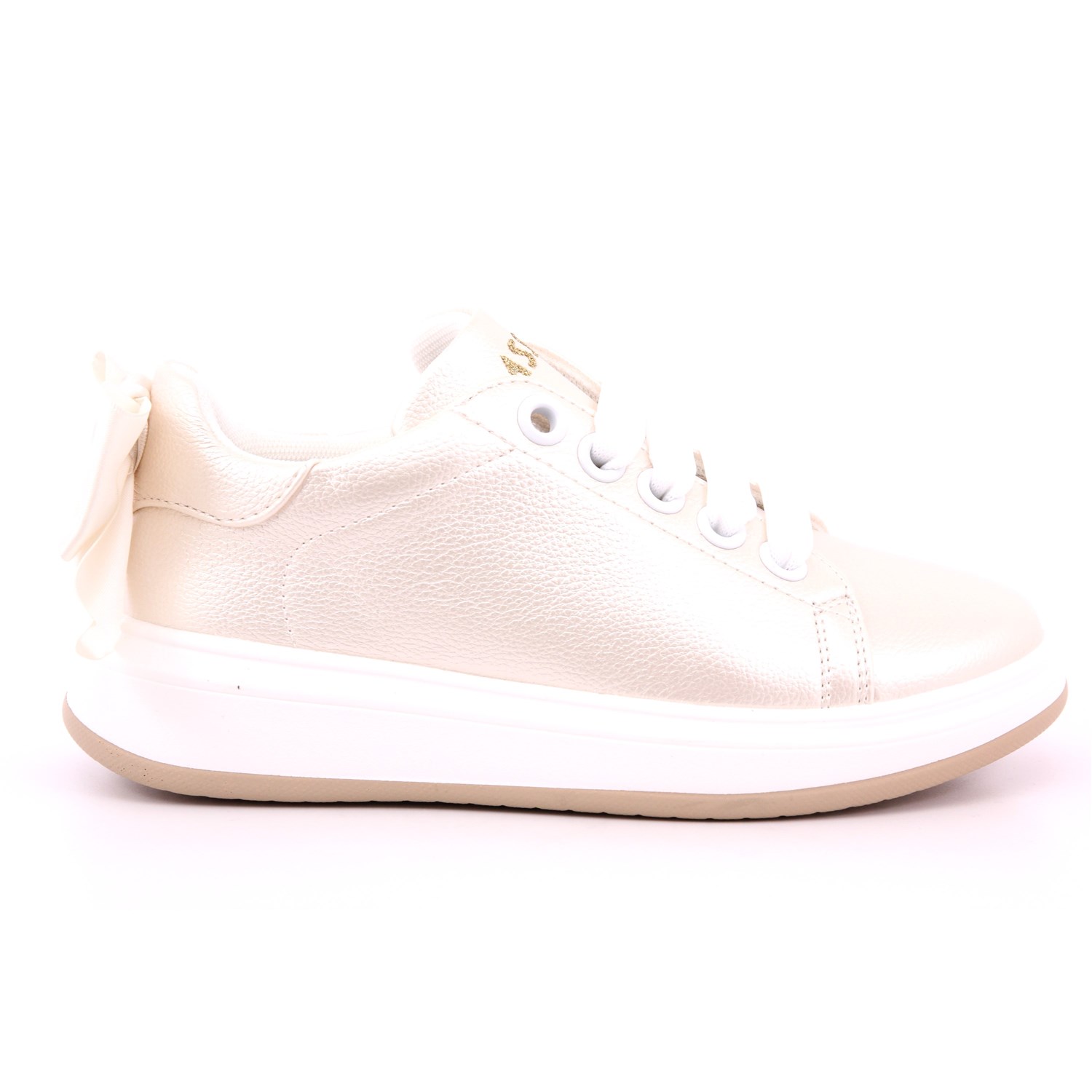 Scarpa Allacciata Asso Bambina Avorio Scarpa Allacciata Asso Bambina Avorio Scarpe 588 - AG16050A