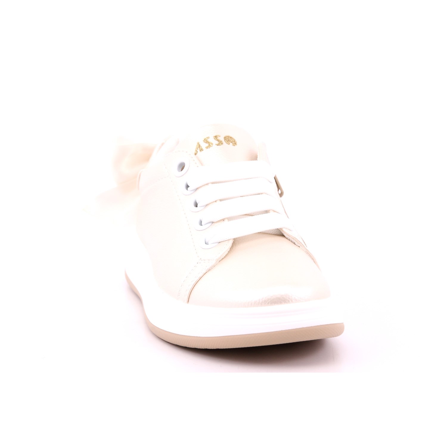 Scarpa Allacciata Asso Bambina Avorio Scarpa Allacciata Asso Bambina Avorio Scarpe 588 - AG16050A