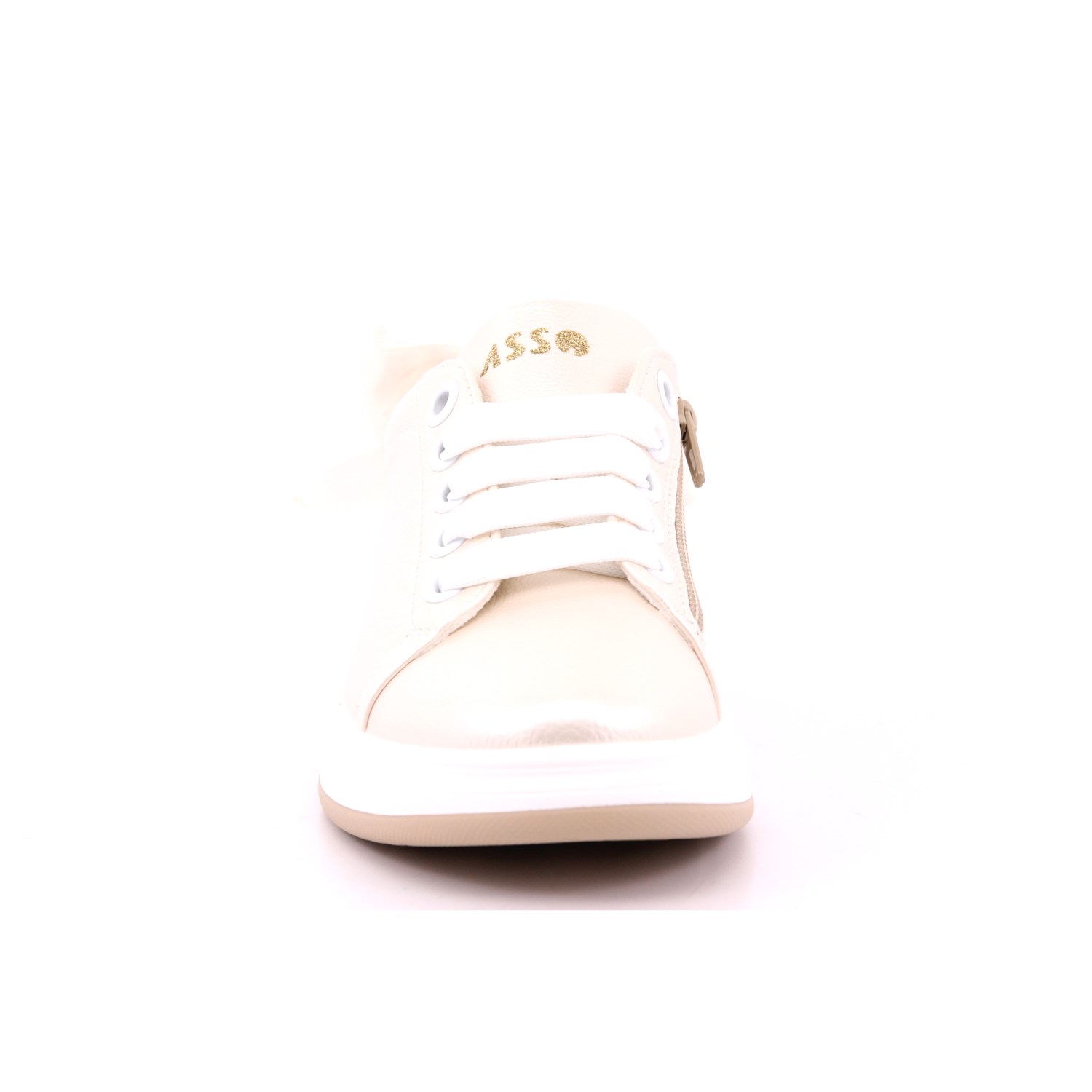 Scarpa Allacciata Asso Bambina Avorio Scarpa Allacciata Asso Bambina Avorio Scarpe 588 - AG16050A