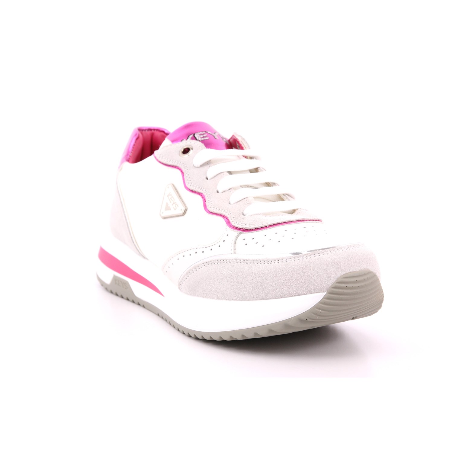 Scarpa Allacciata Keys Donna Bianco Scarpa Allacciata Keys Donna Bianco Scarpe 167 - K-9232A
