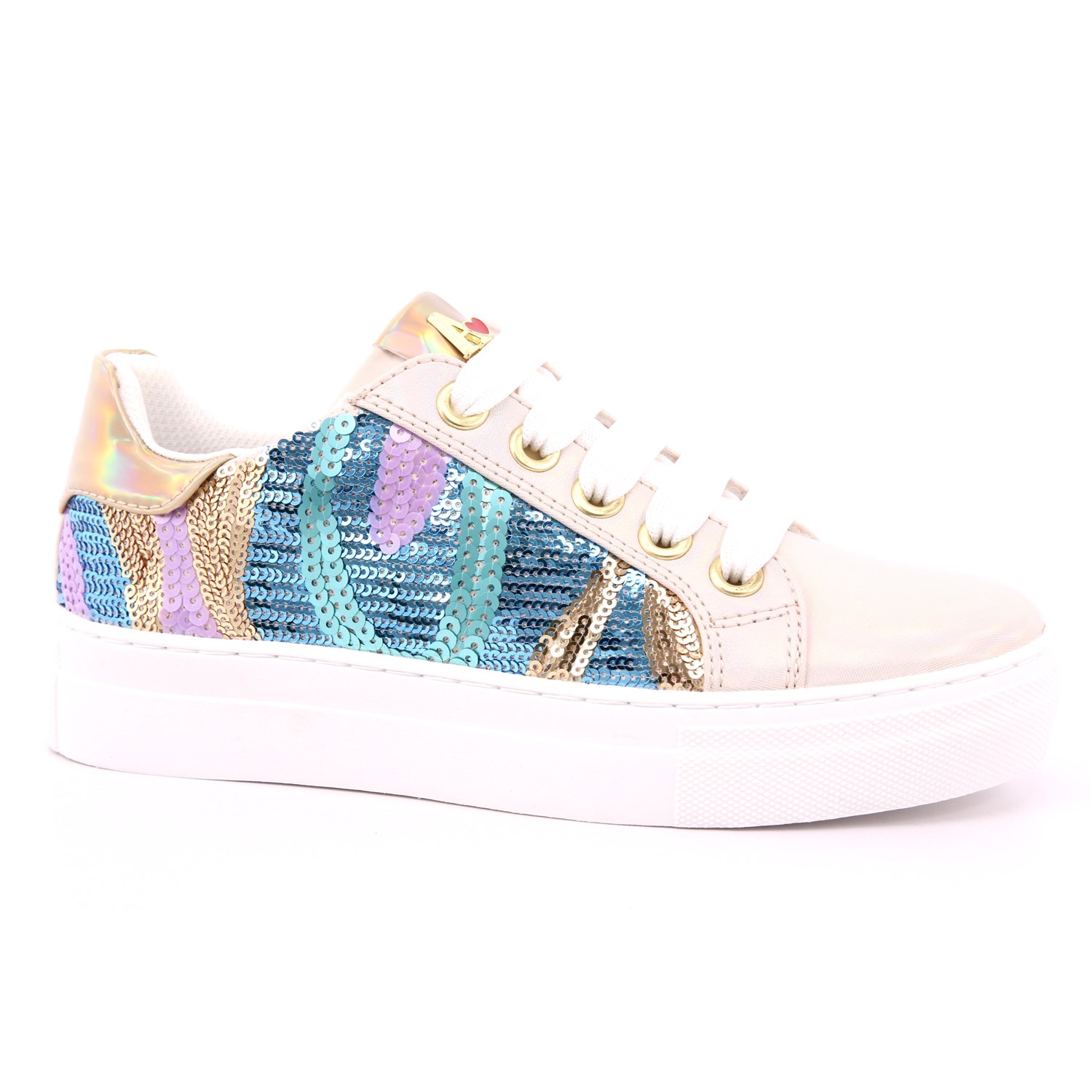 Scarpa Allacciata Asso Bambina Cipria Scarpa Allacciata Asso Bambina Cipria Scarpe 592 - AG16025B