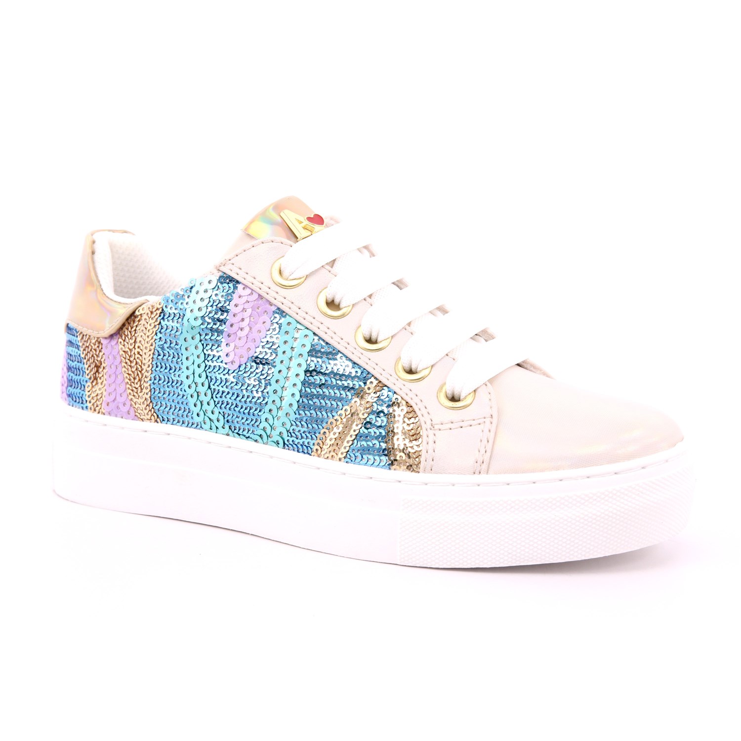 Scarpa Allacciata Asso Bambina Cipria Scarpa Allacciata Asso Bambina Cipria Scarpe 592 - AG16025B