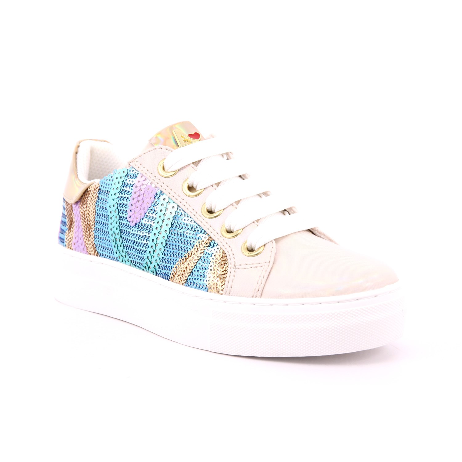 Scarpa Allacciata Asso Bambina Cipria Scarpa Allacciata Asso Bambina Cipria Scarpe 592 - AG16025B