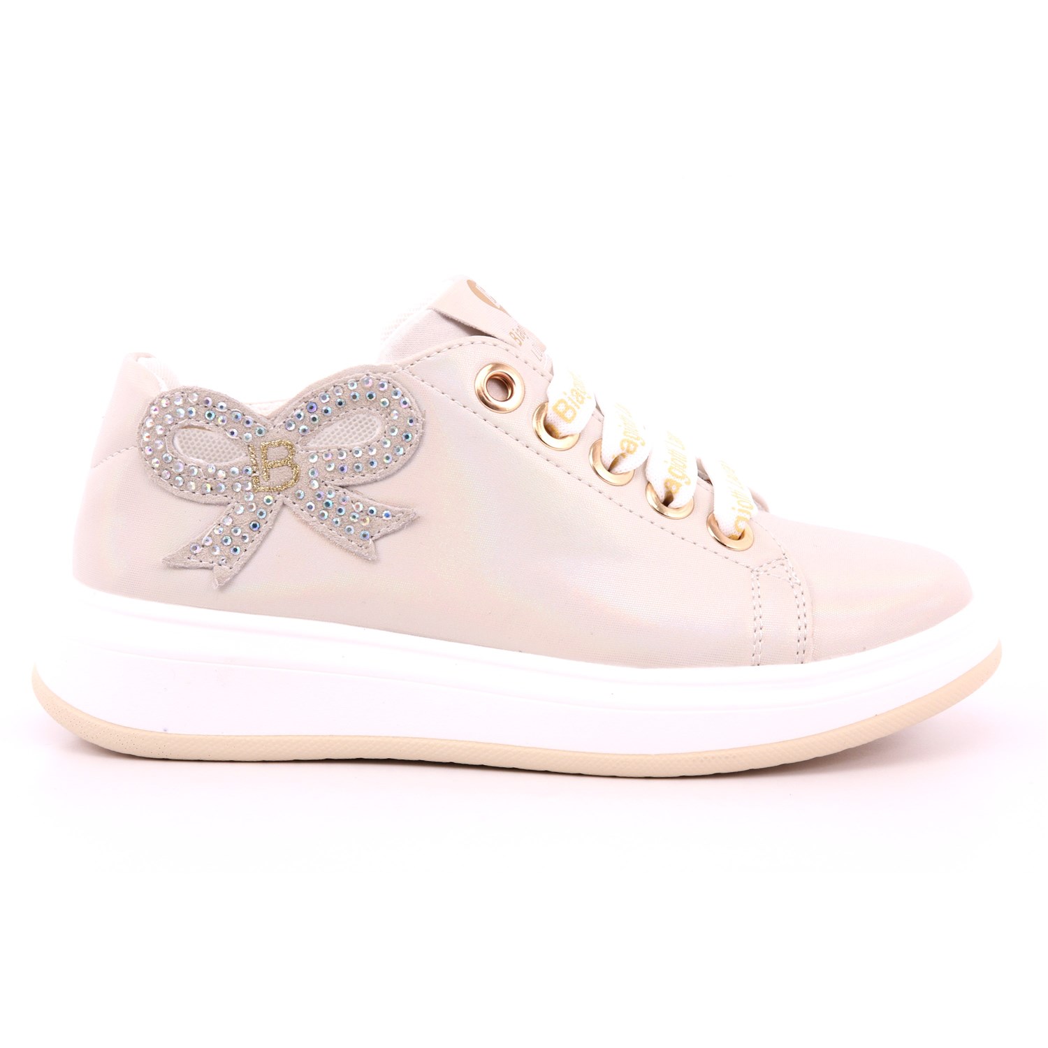 Scarpa Allacciata Laura Biagiotti Bambina Cipria Scarpa Allacciata Laura Biagiotti Bambina Cipria Scarpe 109 - 8942A