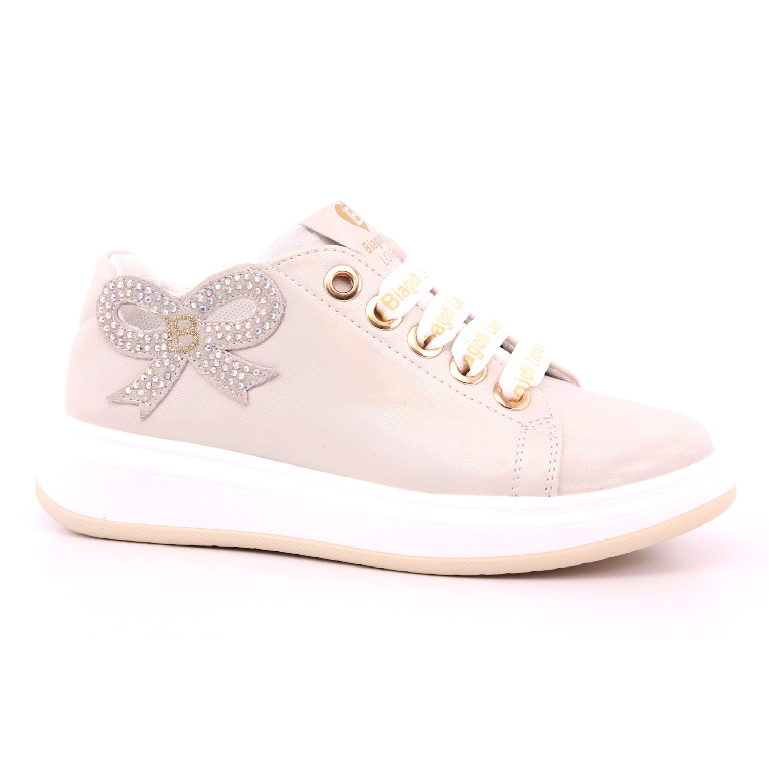 Scarpa Allacciata Laura Biagiotti Bambina Cipria Scarpa Allacciata Laura Biagiotti Bambina Cipria Scarpe 109 - 8942A