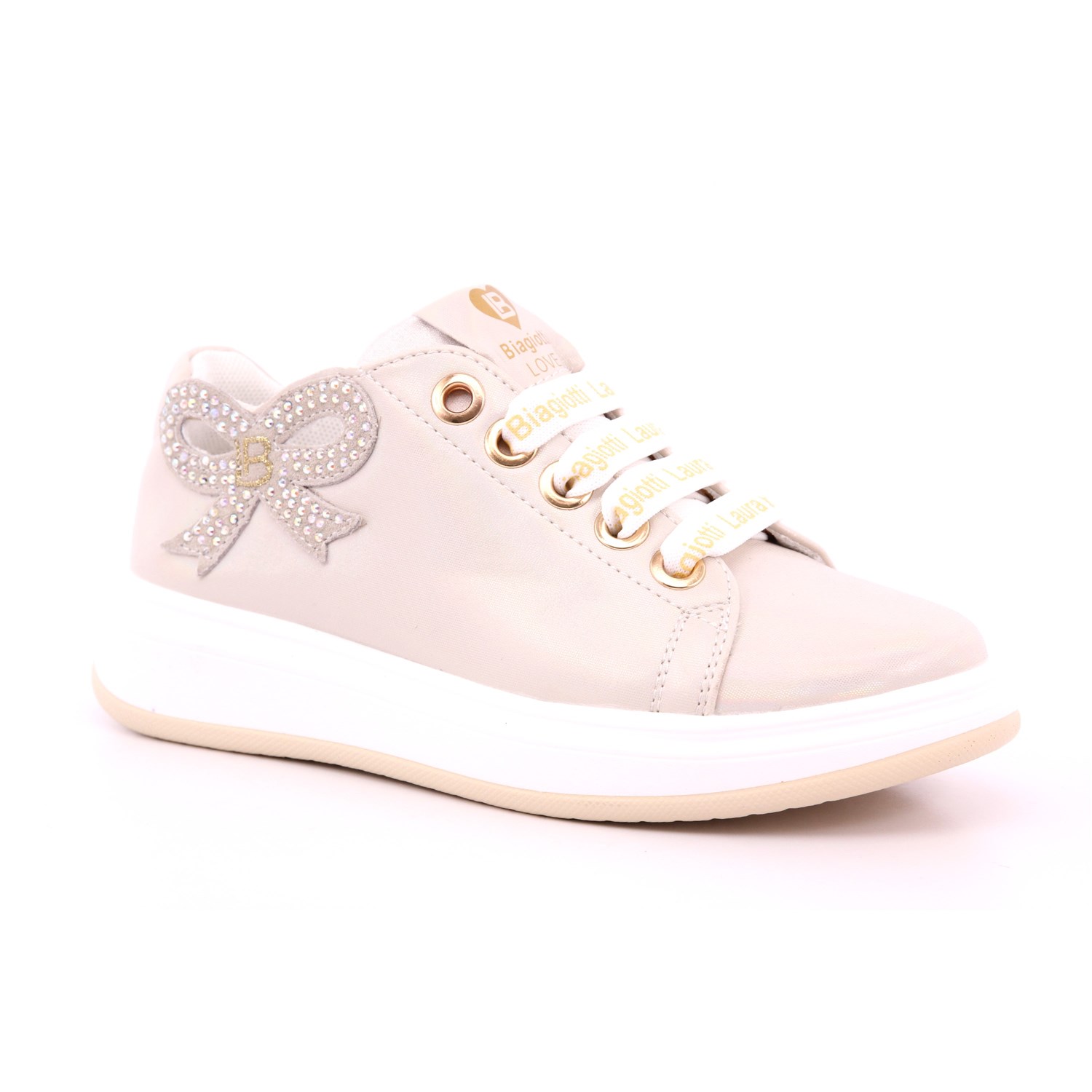 Scarpa Allacciata Laura Biagiotti Bambina Cipria Scarpa Allacciata Laura Biagiotti Bambina Cipria Scarpe 109 - 8942A