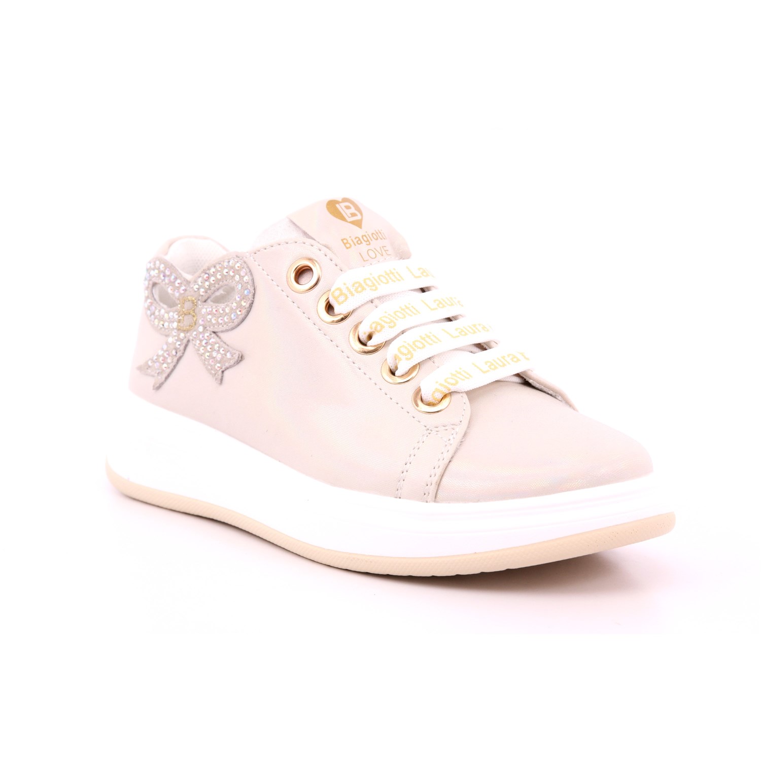 Scarpa Allacciata Laura Biagiotti Bambina Cipria Scarpa Allacciata Laura Biagiotti Bambina Cipria Scarpe 109 - 8942A