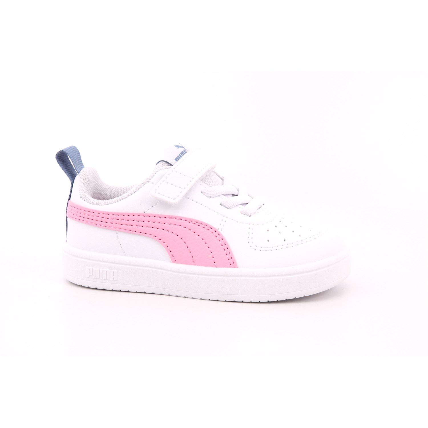 Scarpa Strappi + Elastico Puma Bambina Bianco Scarpa Strappi + Elastico Puma Bambina Bianco Scarpe 1308 - 38431428