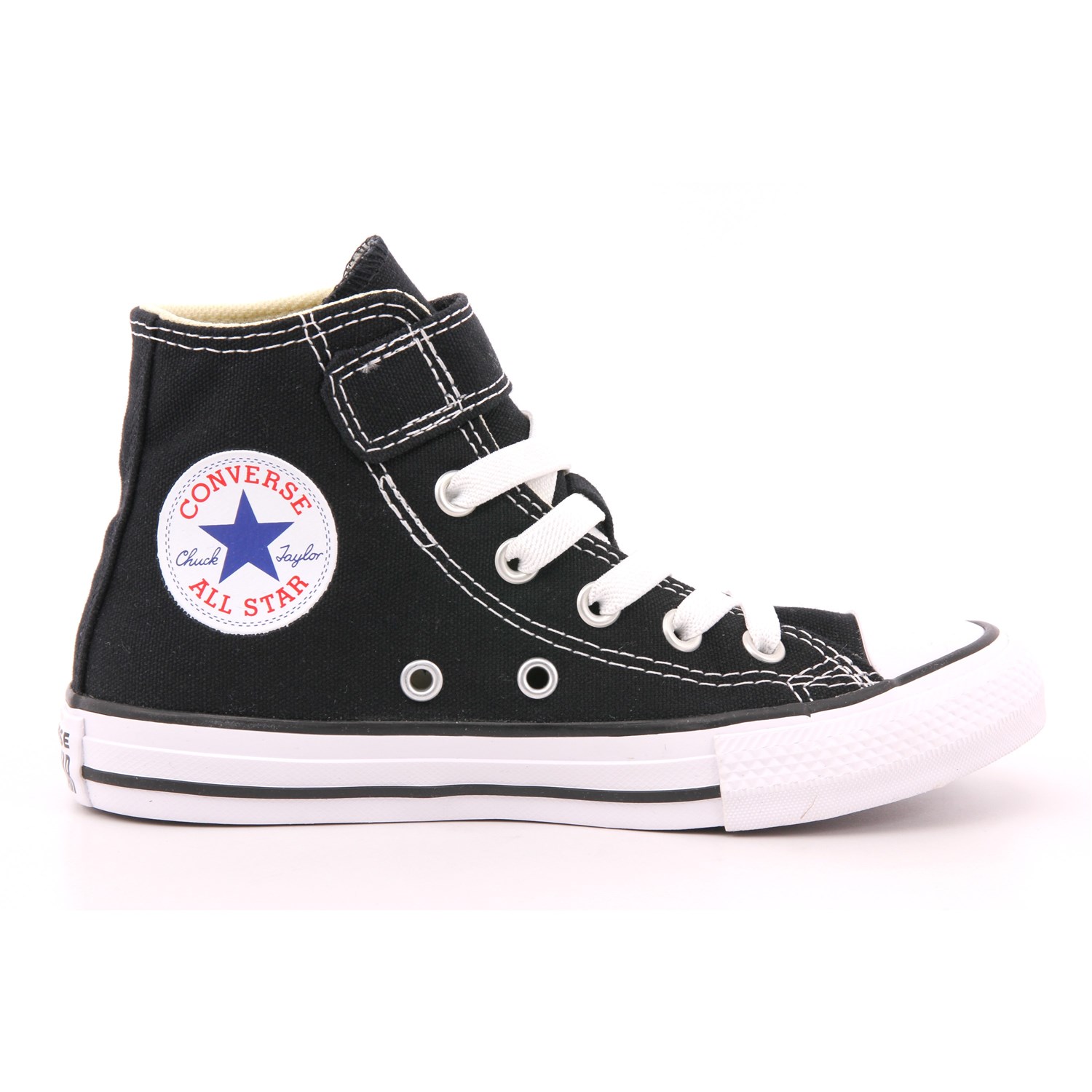 Scarpa Strappi + Elastico Converse Bambino Nero Scarpa Strappi + Elastico Converse Bambino Nero Scarpe 559 - 372883C