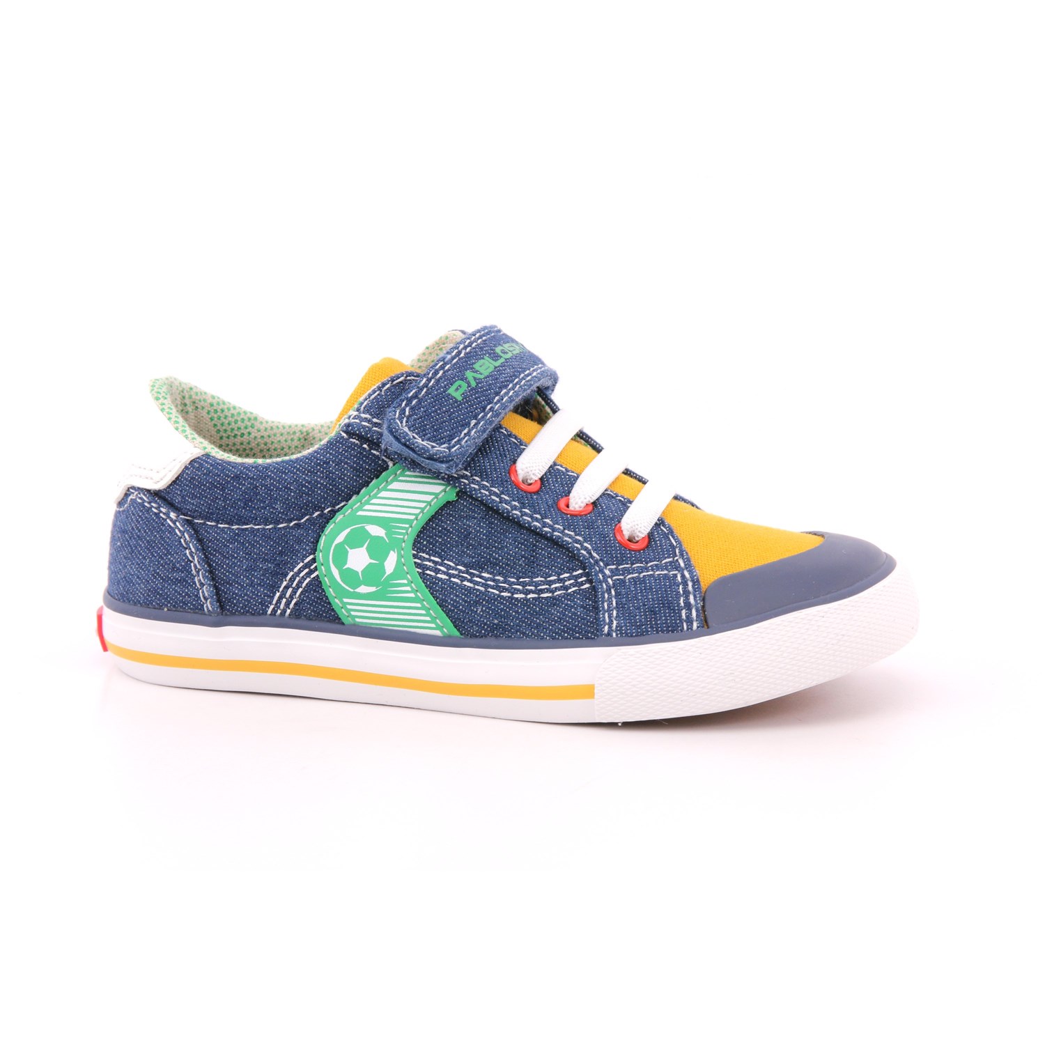 Scarpa Strappi + Elastico Pablosky Bambino Jeans Scarpa Strappi + Elastico Pablosky Bambino Jeans Scarpe 428 - 975010