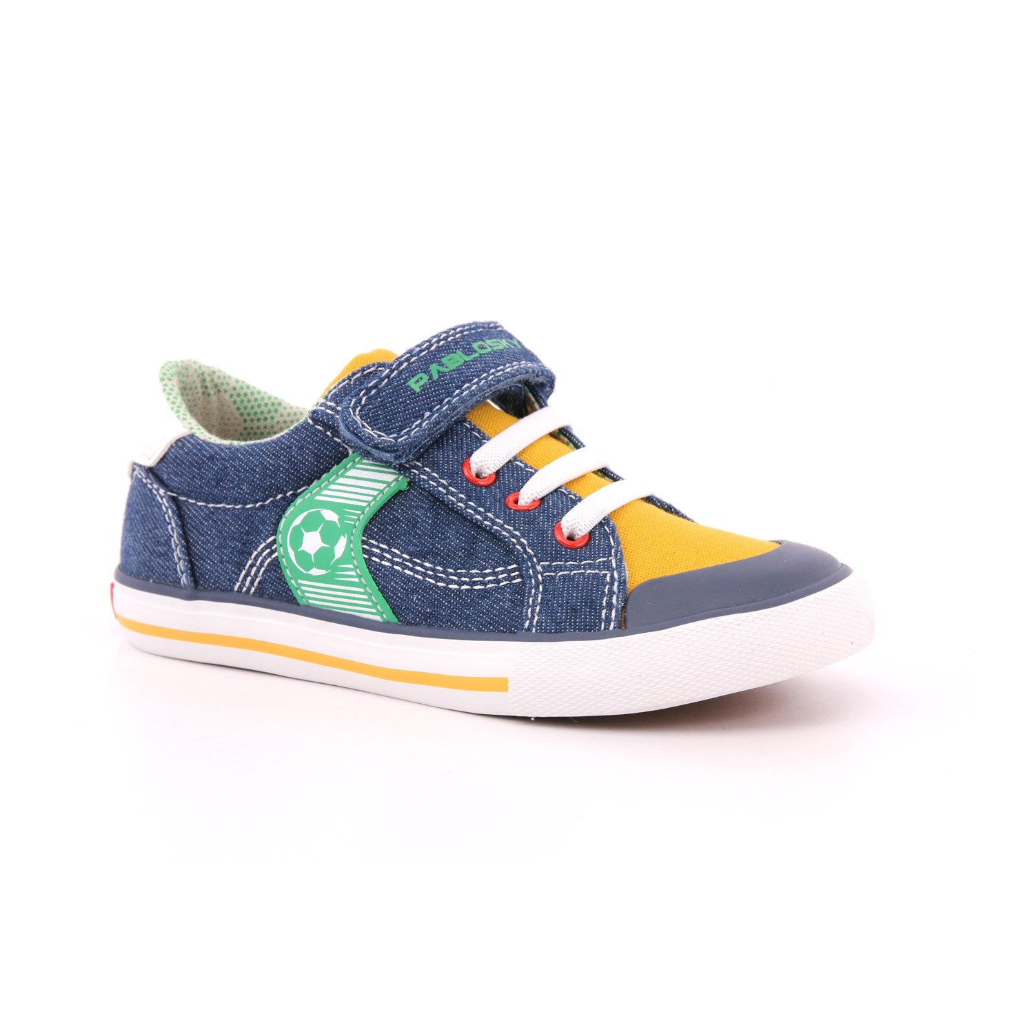 Scarpa Strappi + Elastico Pablosky Bambino Jeans Scarpa Strappi + Elastico Pablosky Bambino Jeans Scarpe 428 - 975010