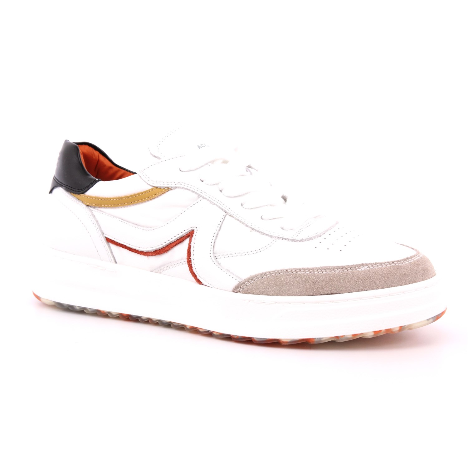 Scarpa Allacciata Accademia 72 Uomo Bianco Scarpa Allacciata Accademia 72 Uomo Bianco Scarpe 6 - AC-022B