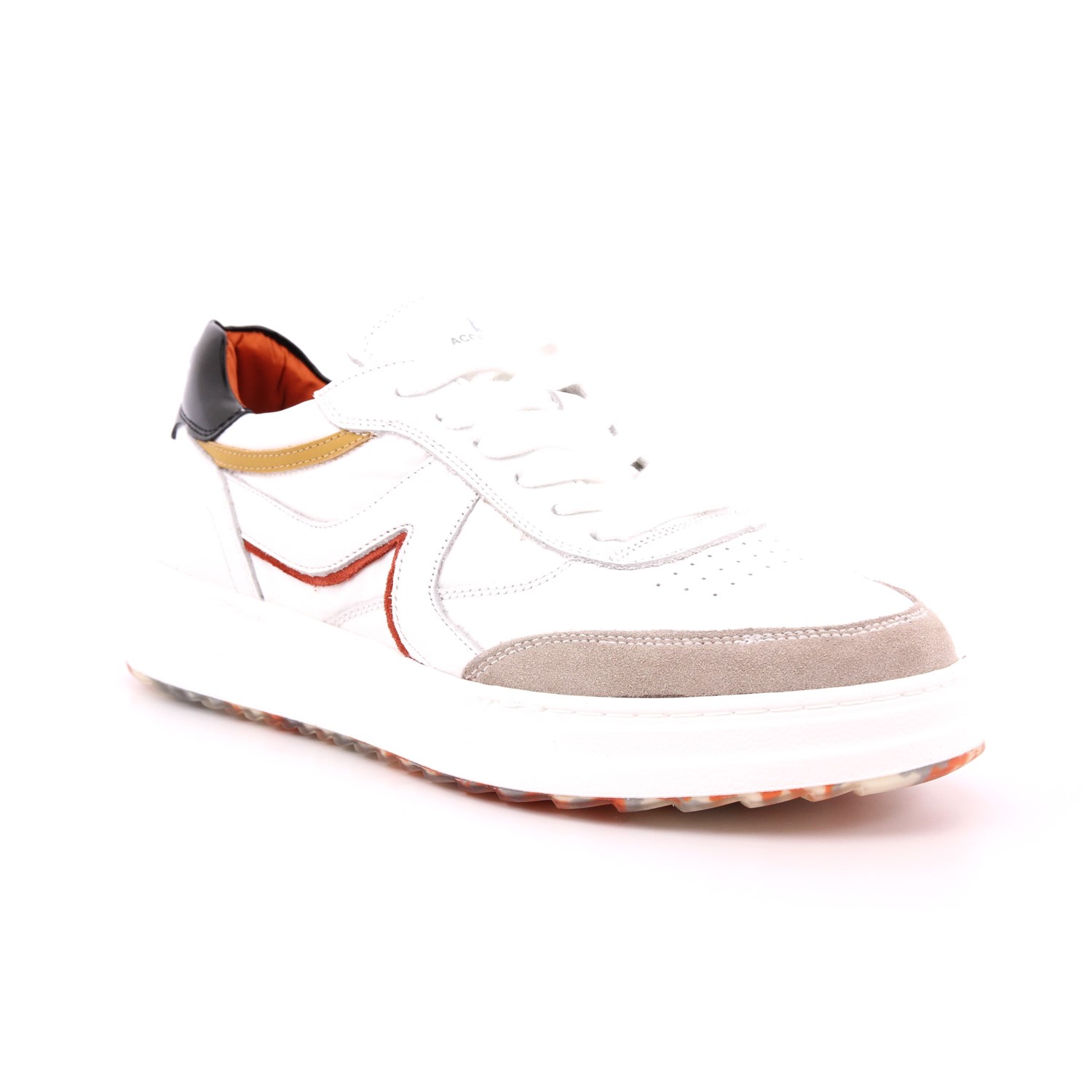 Scarpa Allacciata Accademia 72 Uomo Bianco Scarpa Allacciata Accademia 72 Uomo Bianco Scarpe 6 - AC-022B