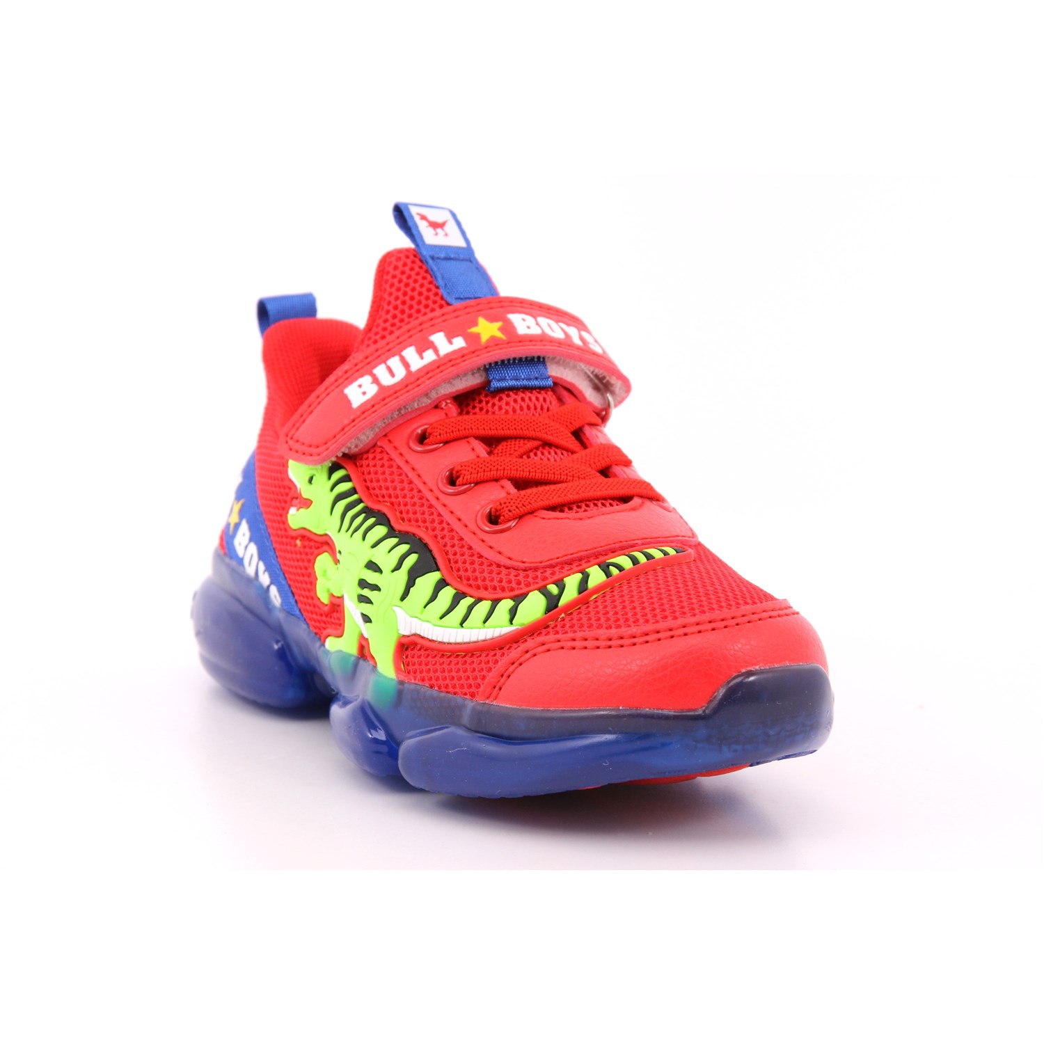 Scarpa Strappi + Elastico Bull Boys Bambino Rosso Scarpa Strappi + Elastico Bull Boys Bambino Rosso Scarpe 37 - DNAL2130