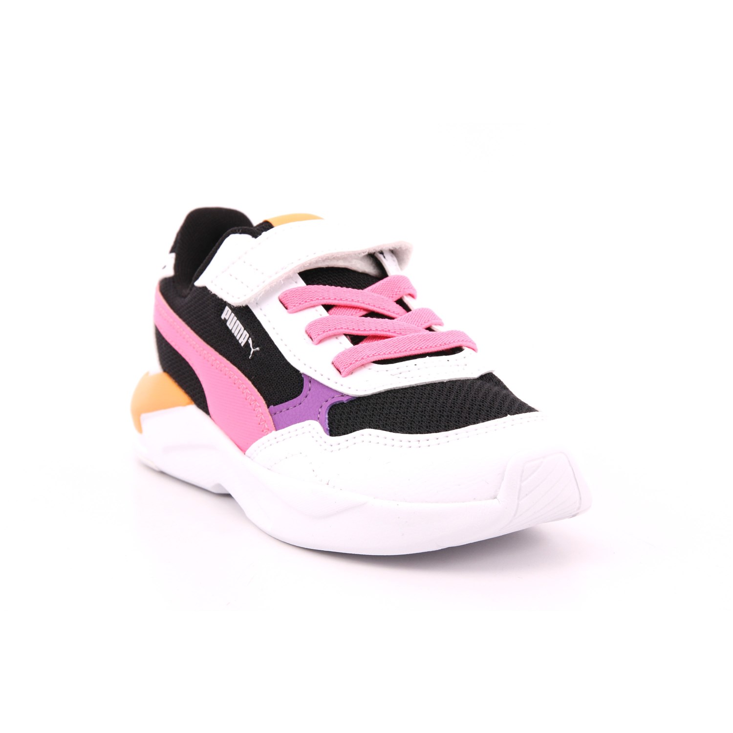 Scarpa Strappi + Elastico Puma Bambina Nero Scarpa Strappi + Elastico Puma Bambina Nero Scarpe 1326 - 385525-27