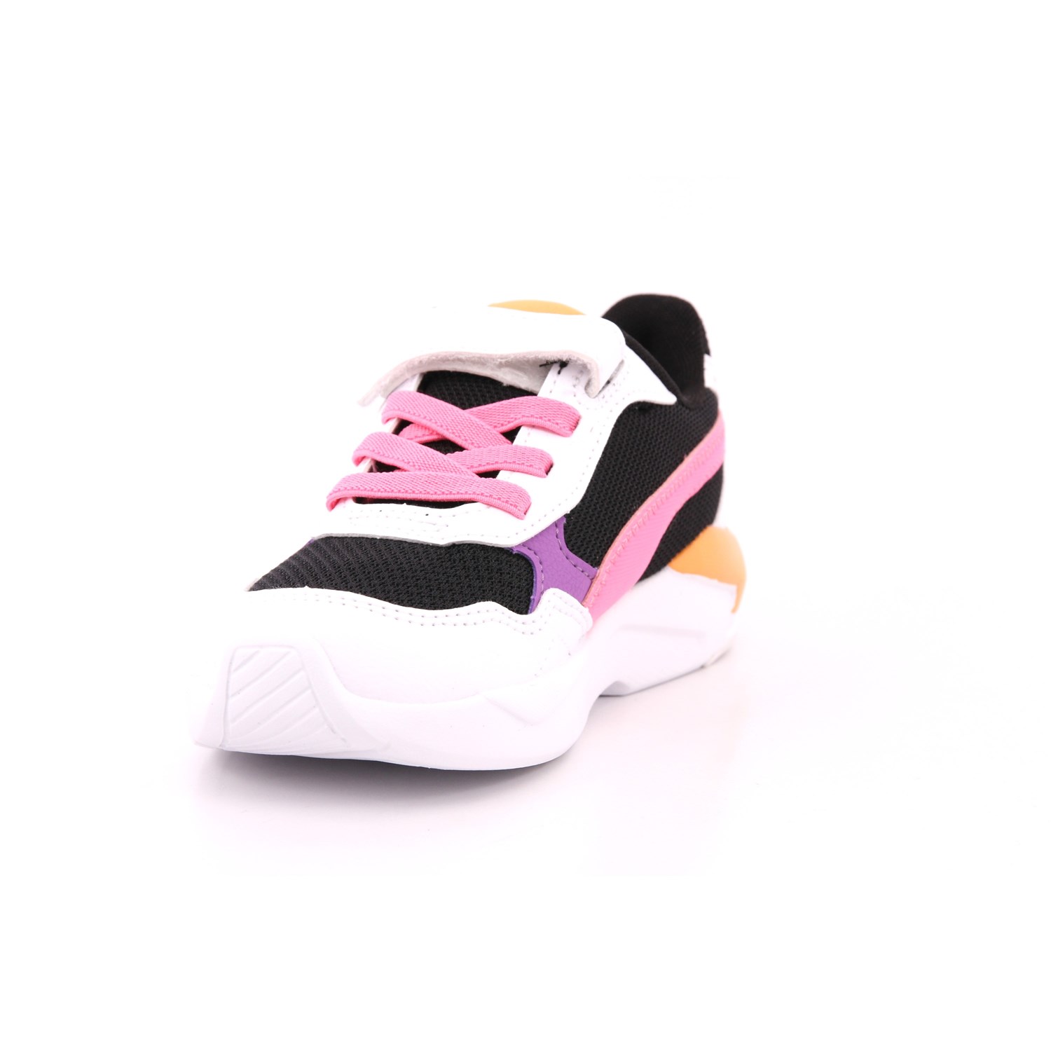 Scarpa Strappi + Elastico Puma Bambina Nero Scarpa Strappi + Elastico Puma Bambina Nero Scarpe 1326 - 385525-27