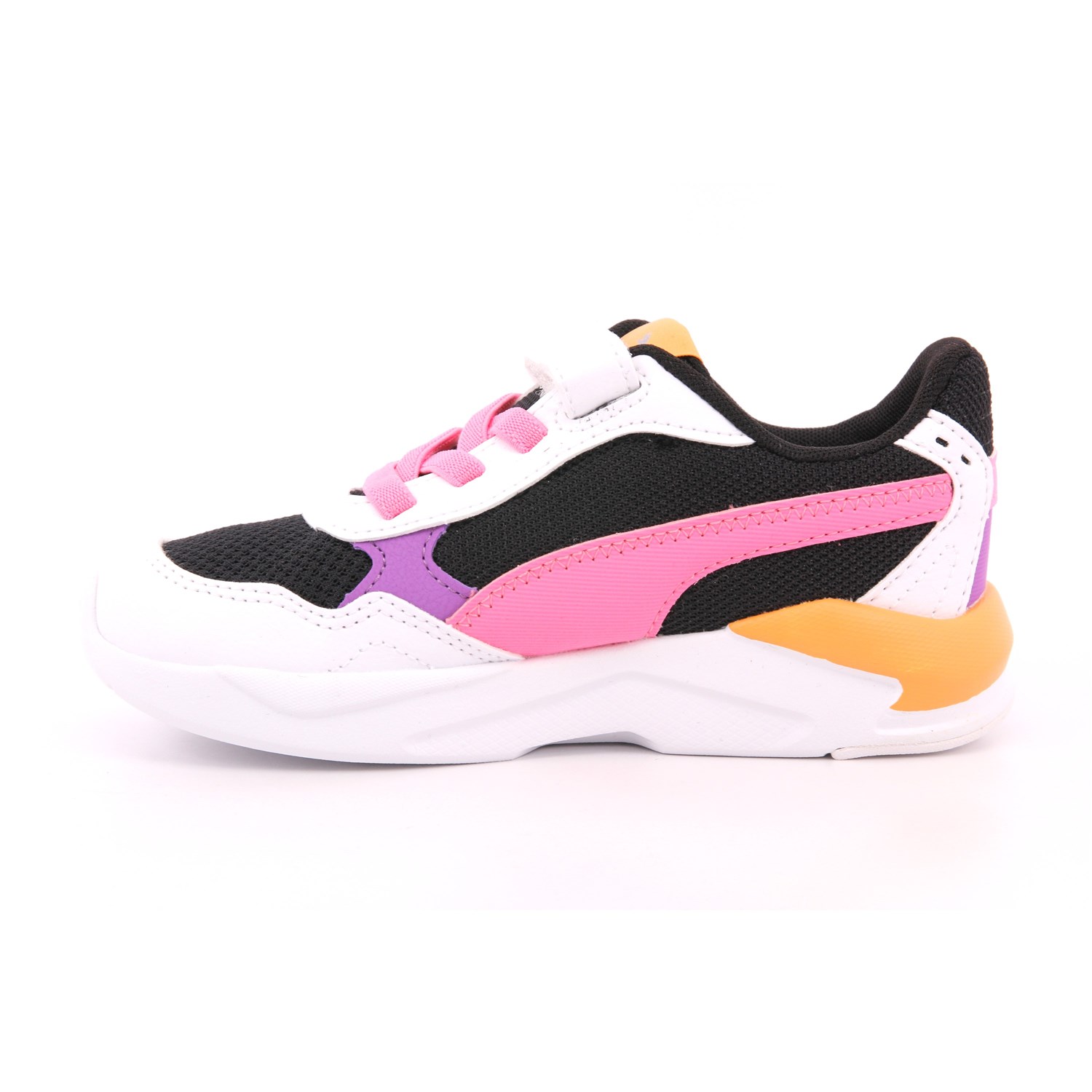 Scarpa Strappi + Elastico Puma Bambina Nero Scarpa Strappi + Elastico Puma Bambina Nero Scarpe 1326 - 385525-27
