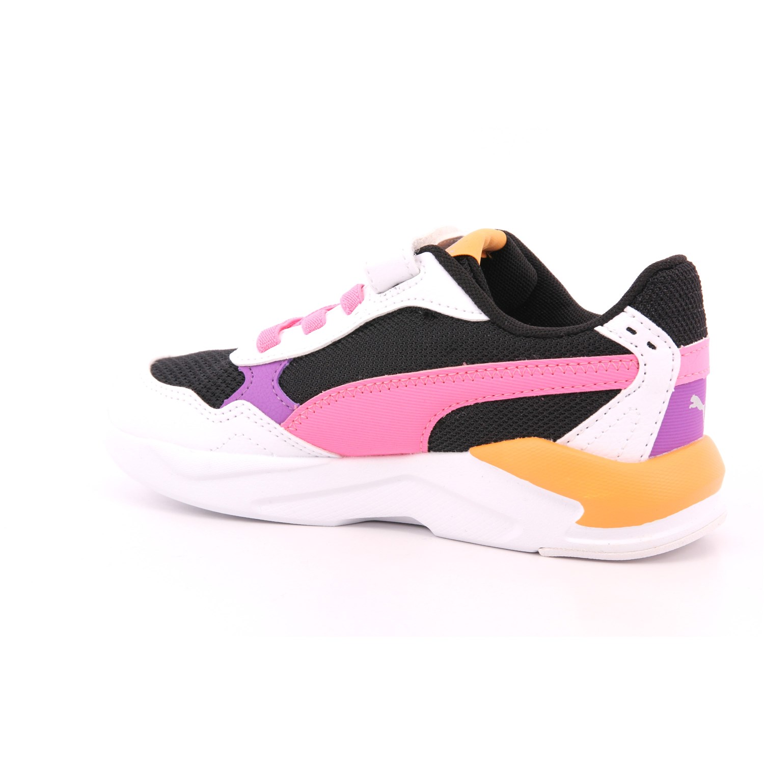 Scarpa Strappi + Elastico Puma Bambina Nero Scarpa Strappi + Elastico Puma Bambina Nero Scarpe 1326 - 385525-27