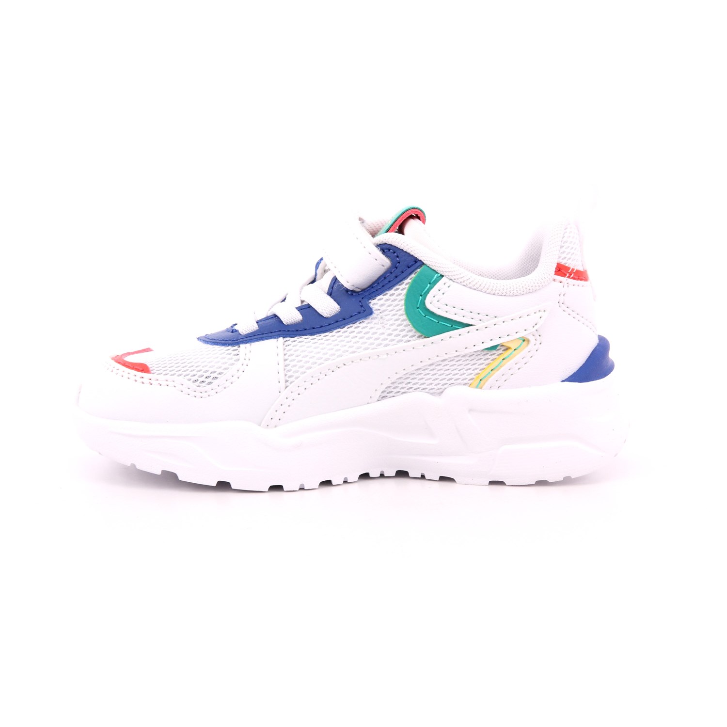 Scarpa Strappi + Elastico Puma Bambino Bianco Scarpa Strappi + Elastico Puma Bambino Bianco Scarpe 1346 - 395465-01