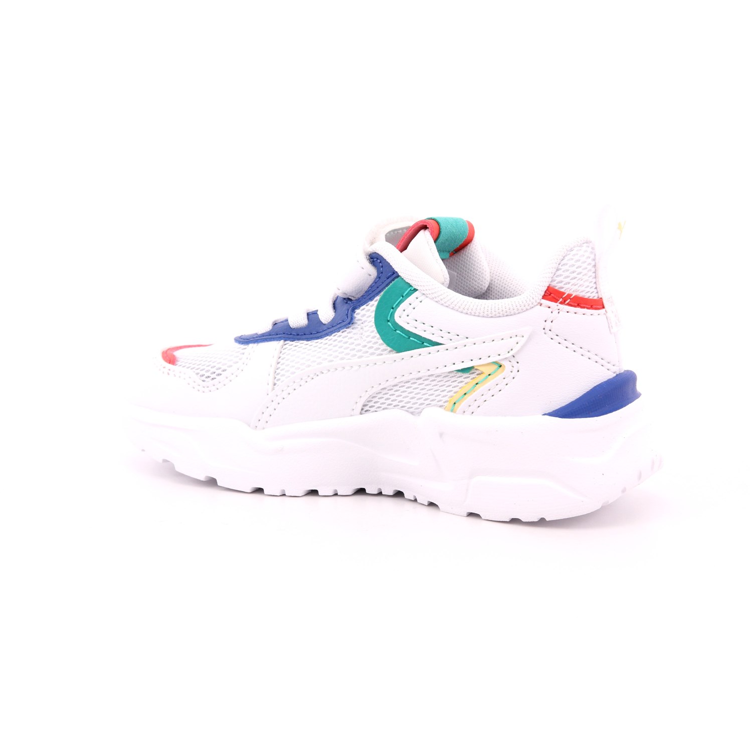 Scarpa Strappi + Elastico Puma Bambino Bianco Scarpa Strappi + Elastico Puma Bambino Bianco Scarpe 1346 - 395465-01