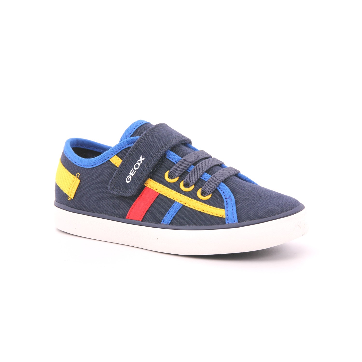 Scarpa Strappi + Elastico Geox Bambino Blu Scarpa Strappi + Elastico Geox Bambino Blu Scarpe 528 - B451NA