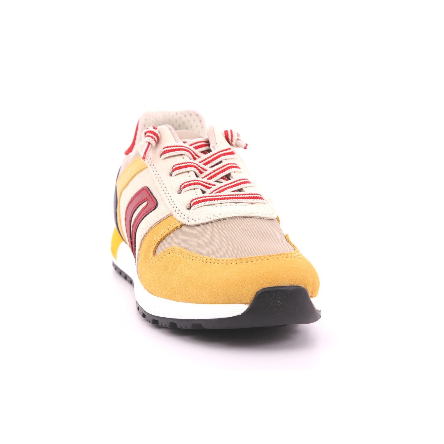 Scarpa Allacciata Geox Bambino Giallo Ocra Scarpa Allacciata Geox Bambino Giallo Ocra Scarpe 538 - J459EB