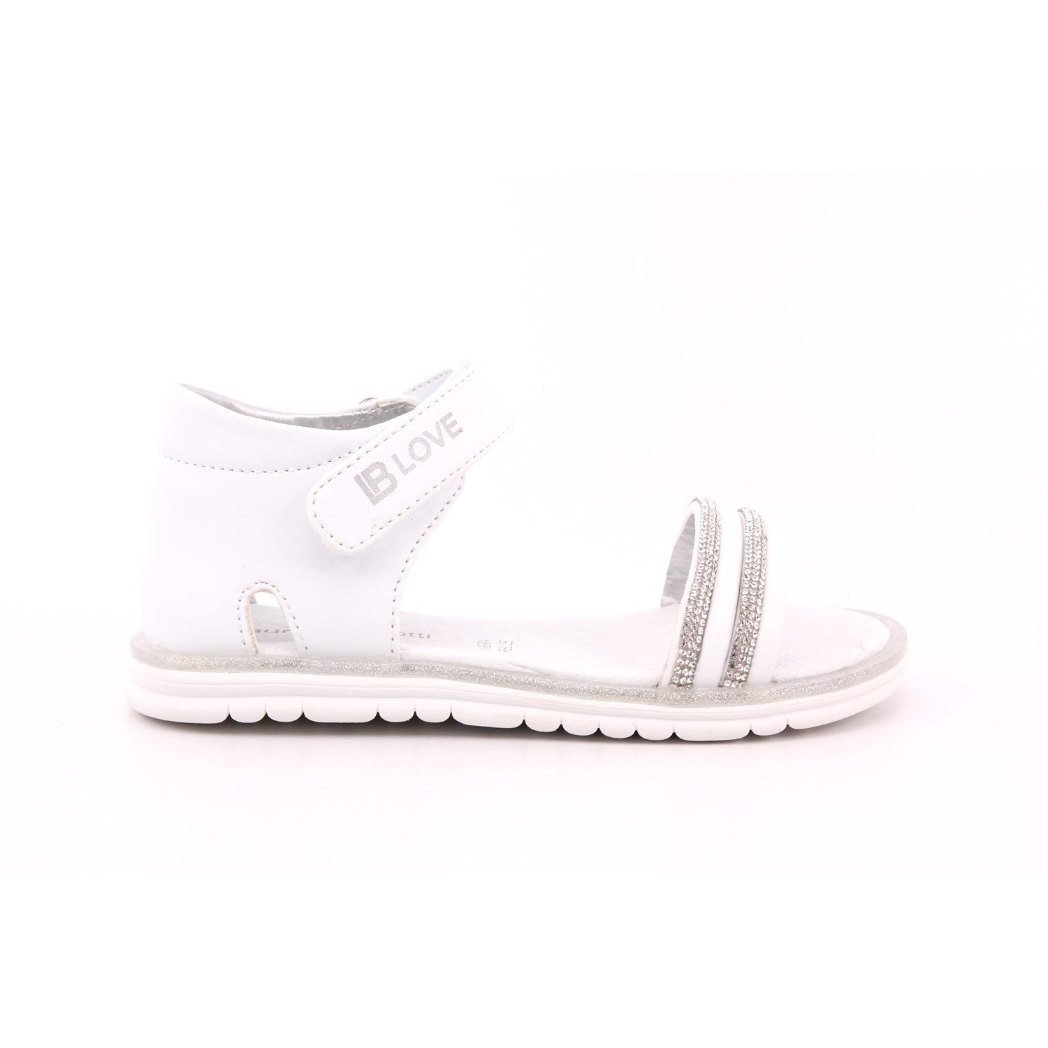 Sandalo Laura Biagiotti Bambina Bianco Sandalo Laura Biagiotti Bambina Bianco Scarpe 140 - 9101A