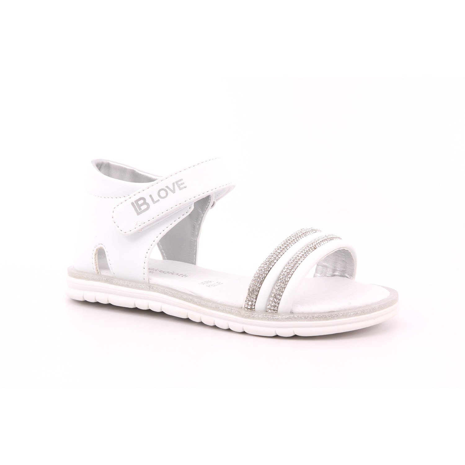 Sandalo Laura Biagiotti Bambina Bianco Sandalo Laura Biagiotti Bambina Bianco Scarpe 140 - 9101A