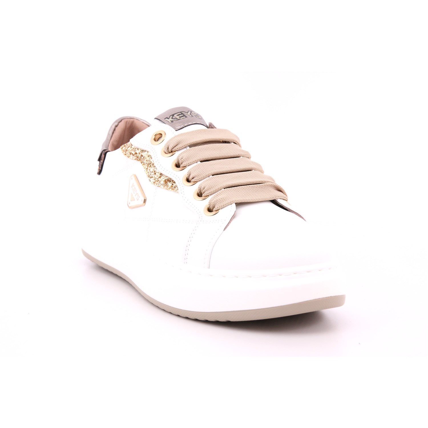 Scarpa Allacciata Keys Donna Bianco Scarpa Allacciata Keys Donna Bianco Scarpe 188 - K-9800B