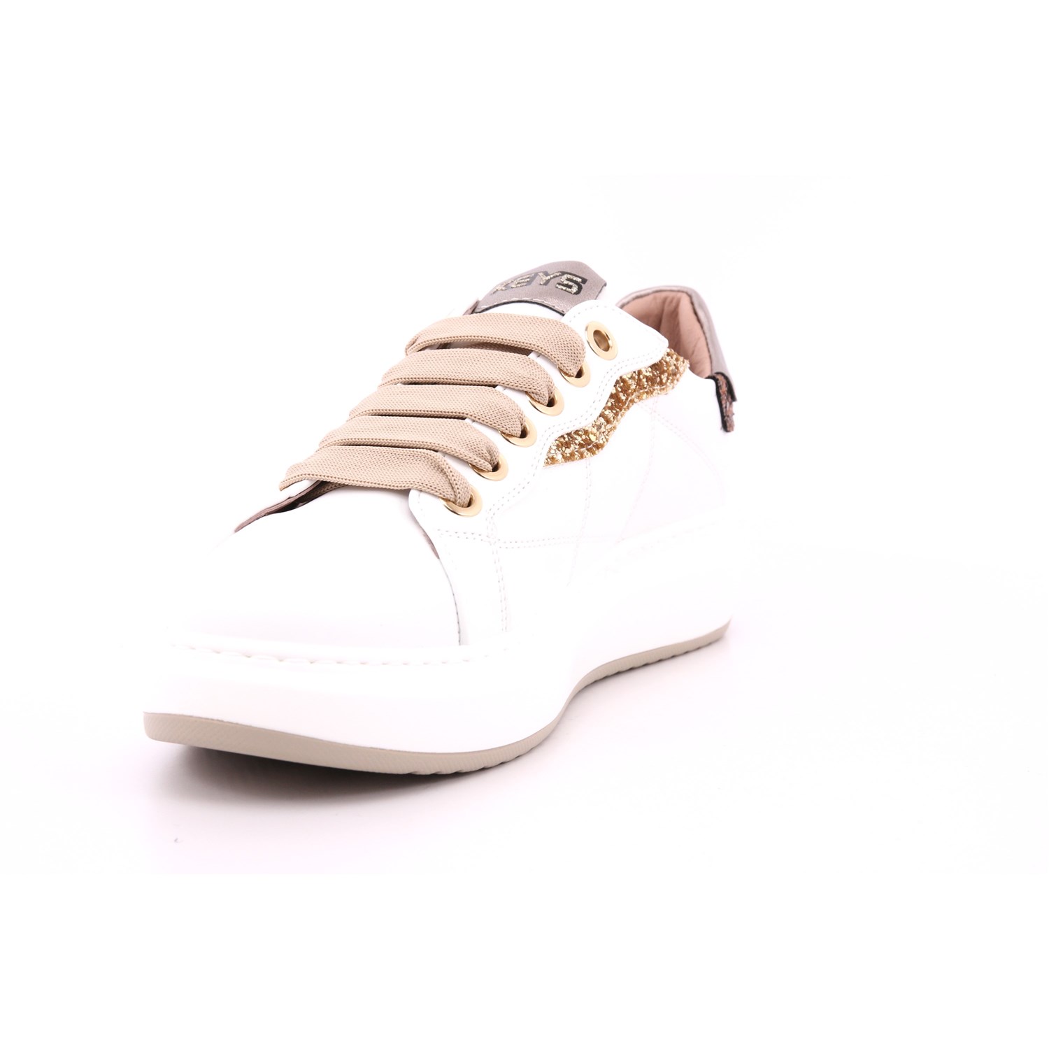 Scarpa Allacciata Keys Donna Bianco Scarpa Allacciata Keys Donna Bianco Scarpe 188 - K-9800B