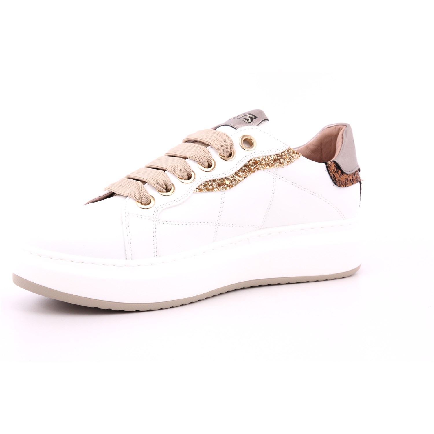 Scarpa Allacciata Keys Donna Bianco Scarpa Allacciata Keys Donna Bianco Scarpe 188 - K-9800B