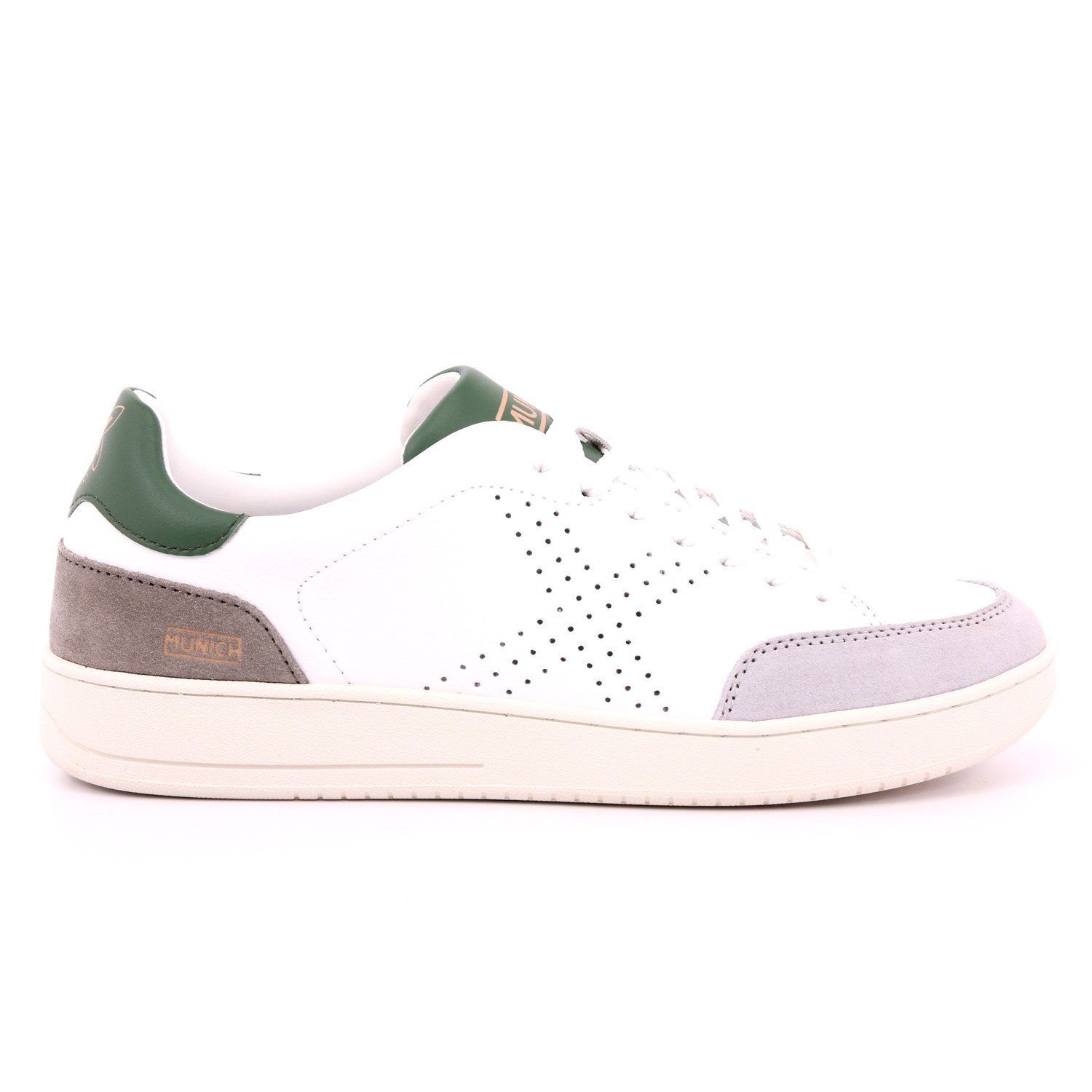 Scarpa Allacciata Munich Uomo Bianco Scarpa Allacciata Munich Uomo Bianco Scarpe 187 - 8837013