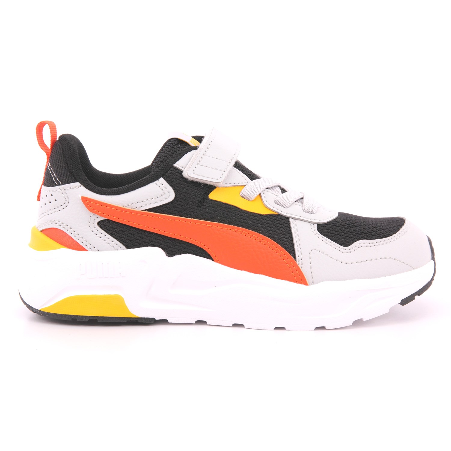 Scarpa Strappi + Elastico Puma Bambino Grigio/nero Scarpa Strappi + Elastico Puma Bambino Grigio/nero Scarpe 1365 - 39148013