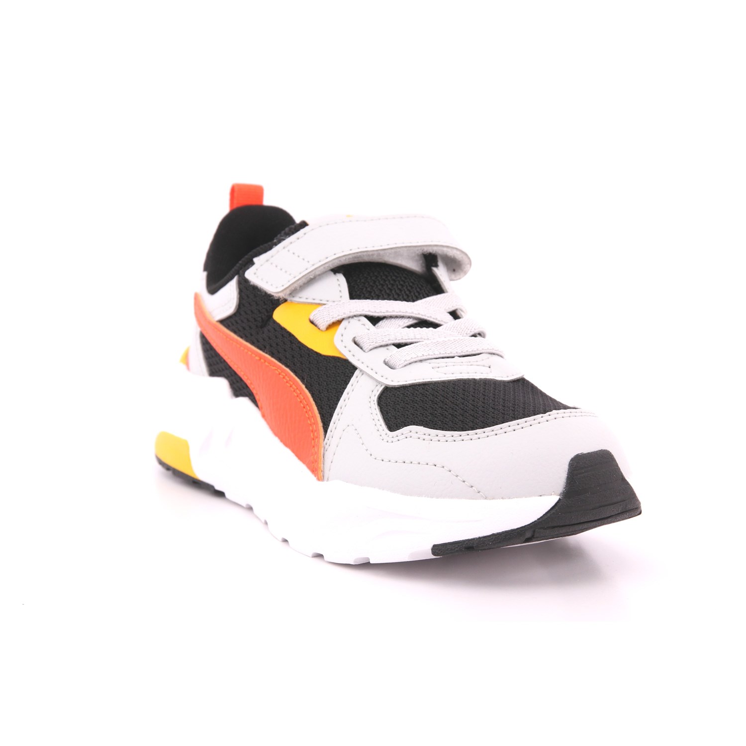 Scarpa Strappi + Elastico Puma Bambino Grigio/nero Scarpa Strappi + Elastico Puma Bambino Grigio/nero Scarpe 1365 - 39148013