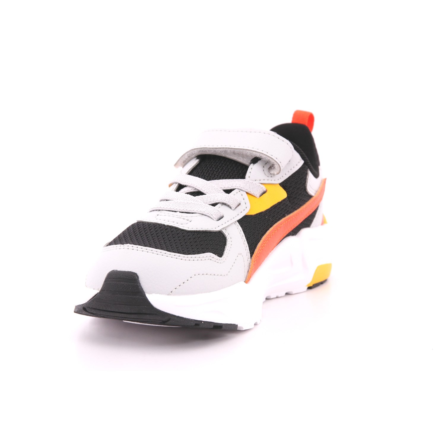 Scarpa Strappi + Elastico Puma Bambino Grigio/nero Scarpa Strappi + Elastico Puma Bambino Grigio/nero Scarpe 1365 - 39148013