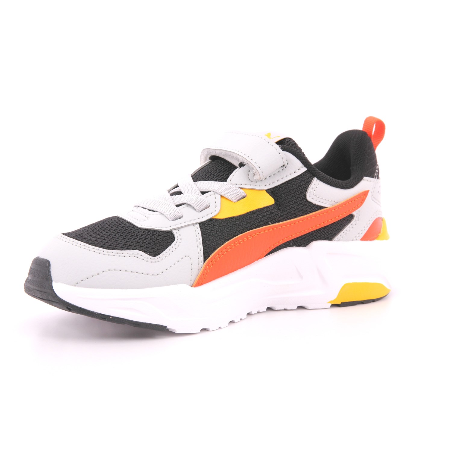 Scarpa Strappi + Elastico Puma Bambino Grigio/nero Scarpa Strappi + Elastico Puma Bambino Grigio/nero Scarpe 1365 - 39148013
