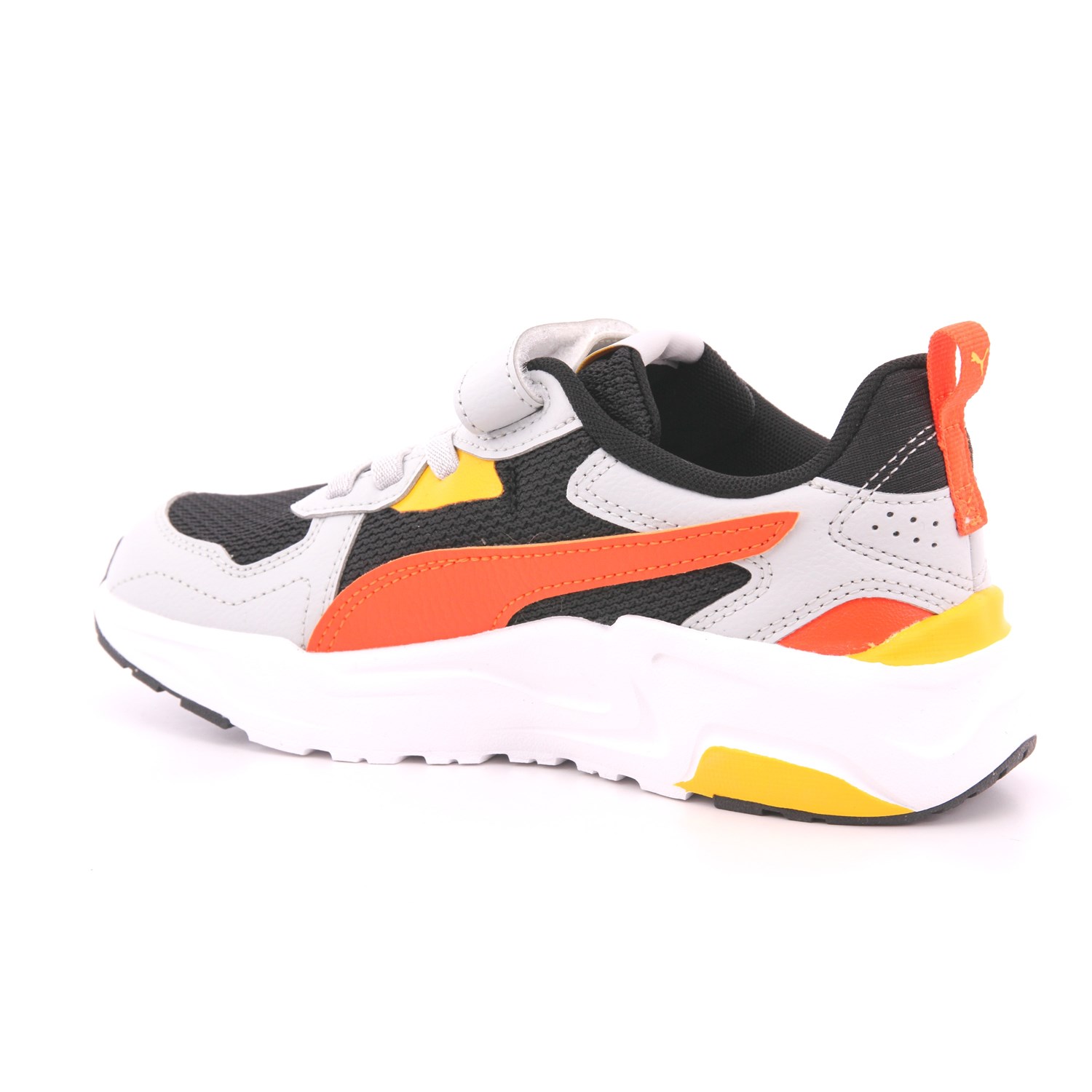 Scarpa Strappi + Elastico Puma Bambino Grigio/nero Scarpa Strappi + Elastico Puma Bambino Grigio/nero Scarpe 1365 - 39148013