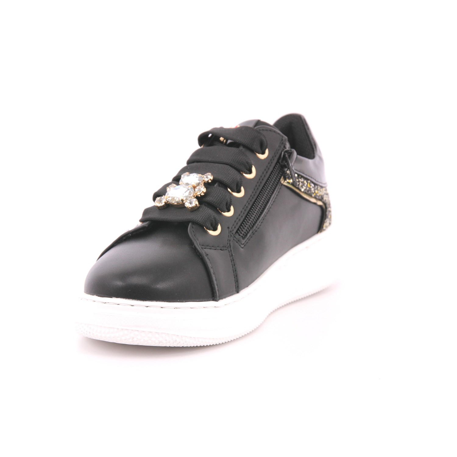 Scarpa Allacciata Asso Bambina Nero Scarpa Allacciata Asso Bambina Nero Scarpe 611 - AG16532B