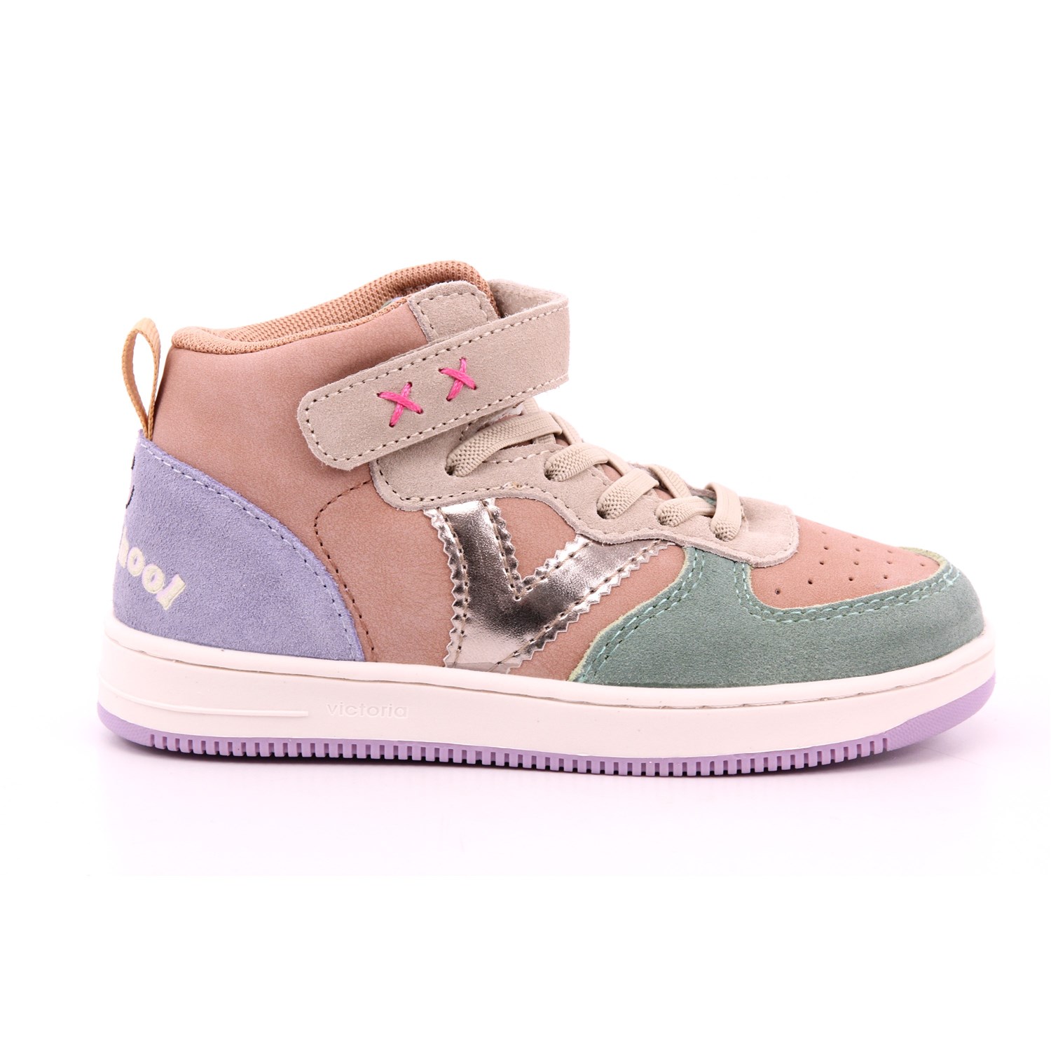 Scarpa Strappi + Elastico Victoria Bambina Rosa Scarpa Strappi + Elastico Victoria Bambina Rosa Scarpe 23 - 1124122