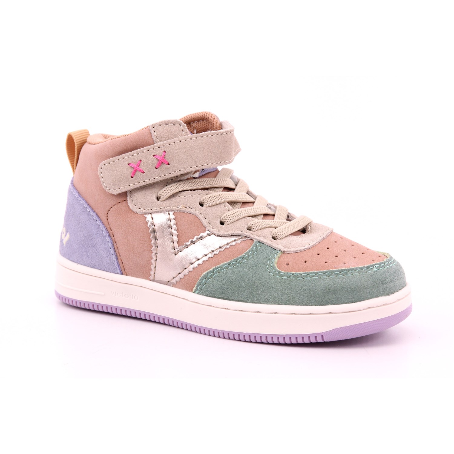 Scarpa Strappi + Elastico Victoria Bambina Rosa Scarpa Strappi + Elastico Victoria Bambina Rosa Scarpe 23 - 1124122
