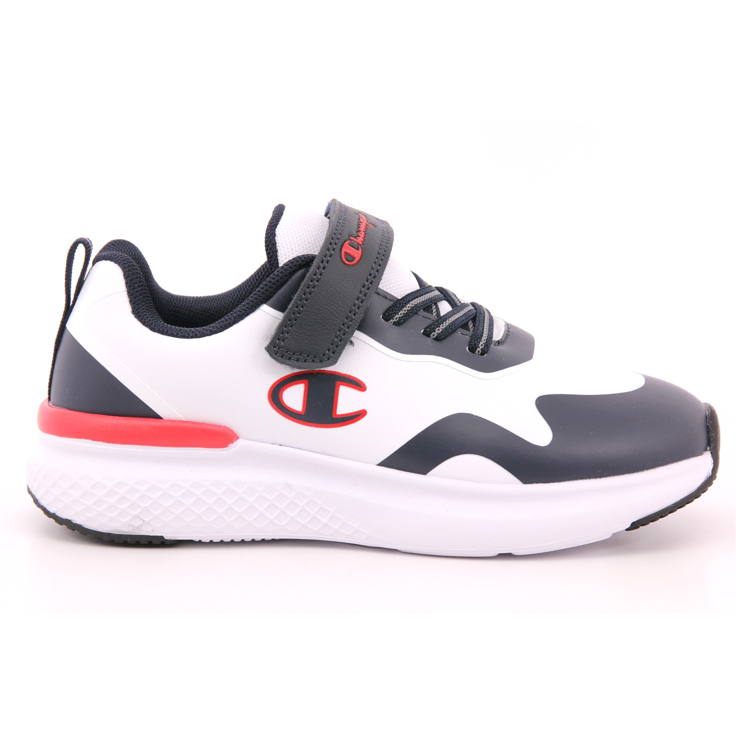 Scarpa Strappi + Elastico Champion Bambino Bianco / Blu Scarpa Strappi + Elastico Champion Bambino Bianco / Blu Scarpe 1151 - S32907