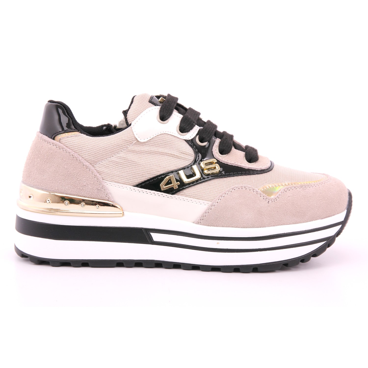 Scarpa Allacciata Paciotti 4us Bambina Beige Scarpa Allacciata Paciotti 4us Bambina Beige Scarpe 53 - 43040B