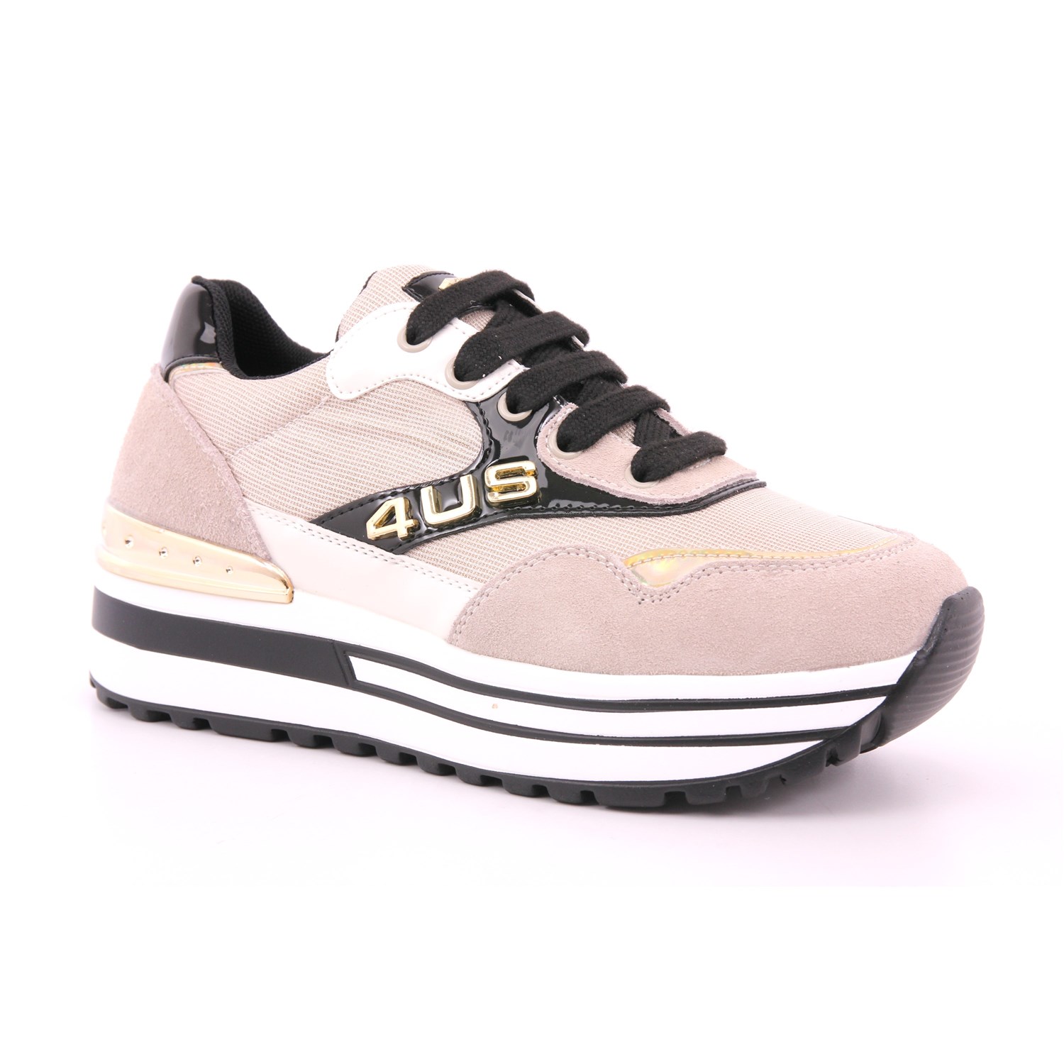Scarpa Allacciata Paciotti 4us Bambina Beige Scarpa Allacciata Paciotti 4us Bambina Beige Scarpe 53 - 43040B