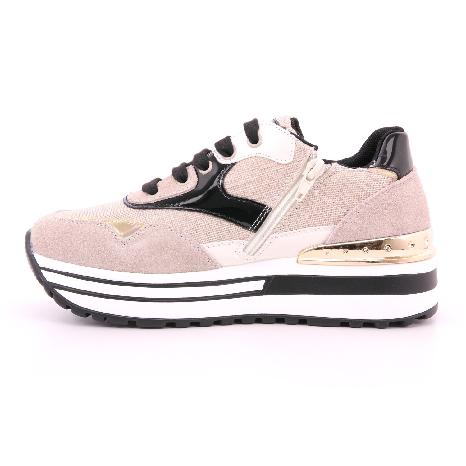 Scarpa Allacciata Paciotti 4us Bambina Beige Scarpa Allacciata Paciotti 4us Bambina Beige Scarpe 53 - 43040B