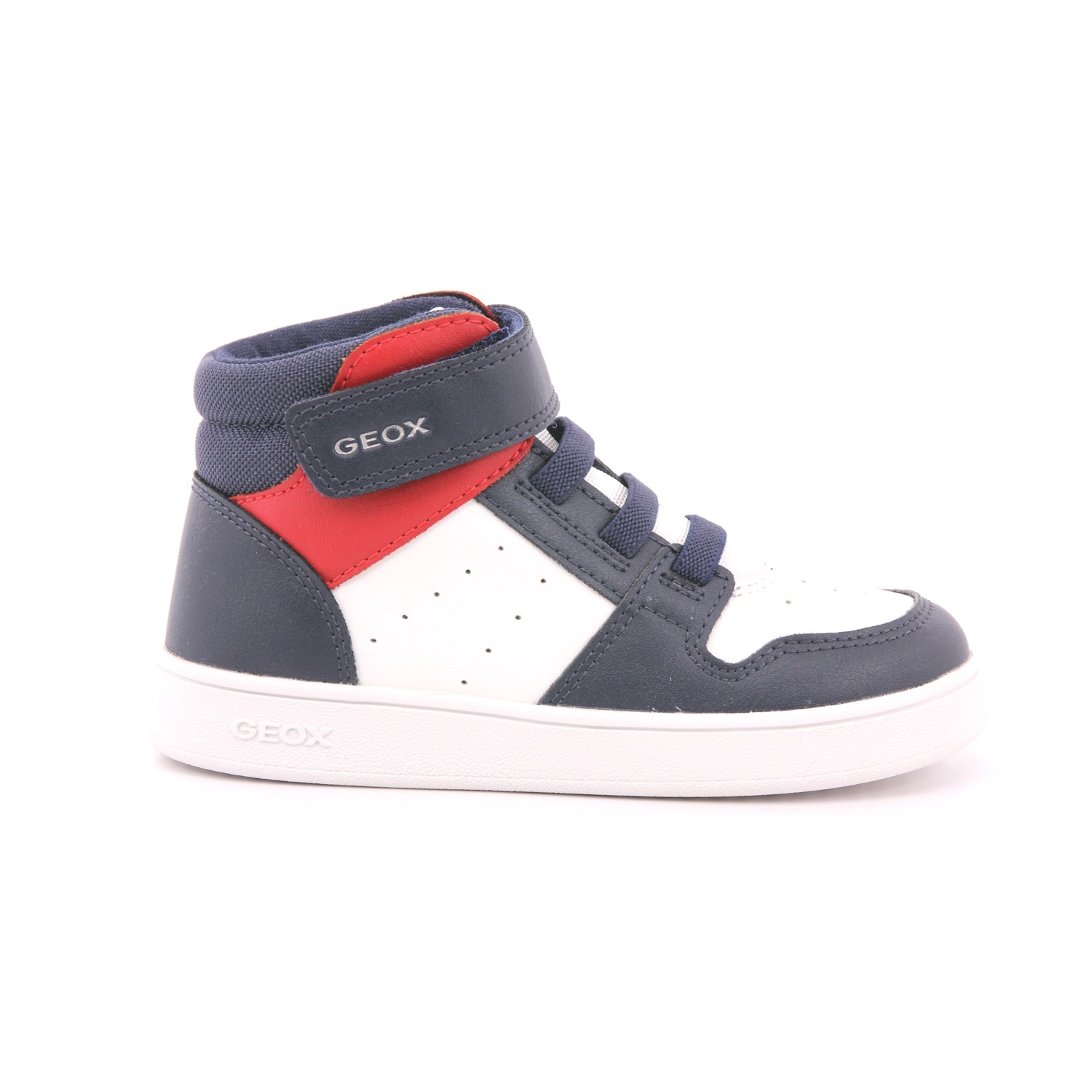 Scarpa Strappi + Elastico Geox Bambino Bianco / Blu Scarpa Strappi + Elastico Geox Bambino Bianco / Blu Scarpe 549 - B465LA