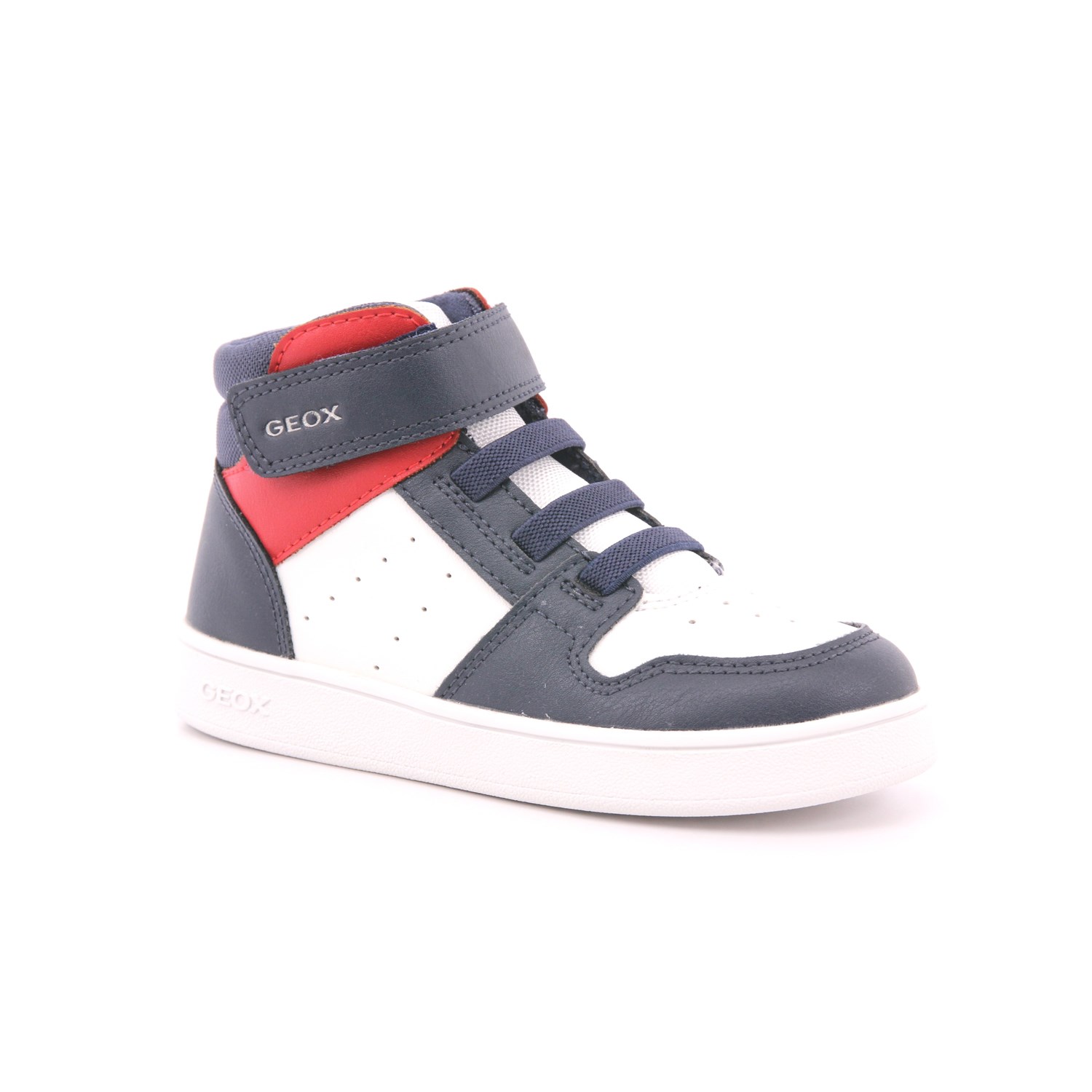 Scarpa Strappi + Elastico Geox Bambino Bianco / Blu Scarpa Strappi + Elastico Geox Bambino Bianco / Blu Scarpe 549 - B465LA