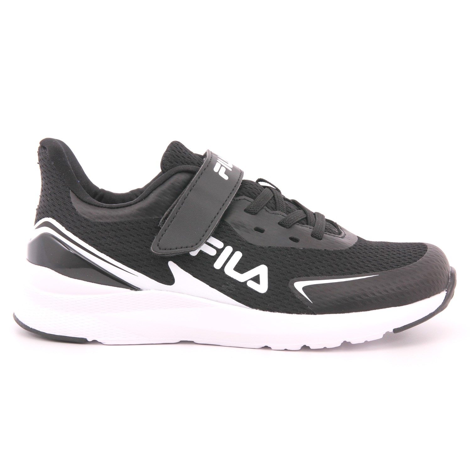 Scarpa Strappi + Elastico Fila Bambino Nero Scarpa Strappi + Elastico Fila Bambino Nero Scarpe 412 - FFK0076
