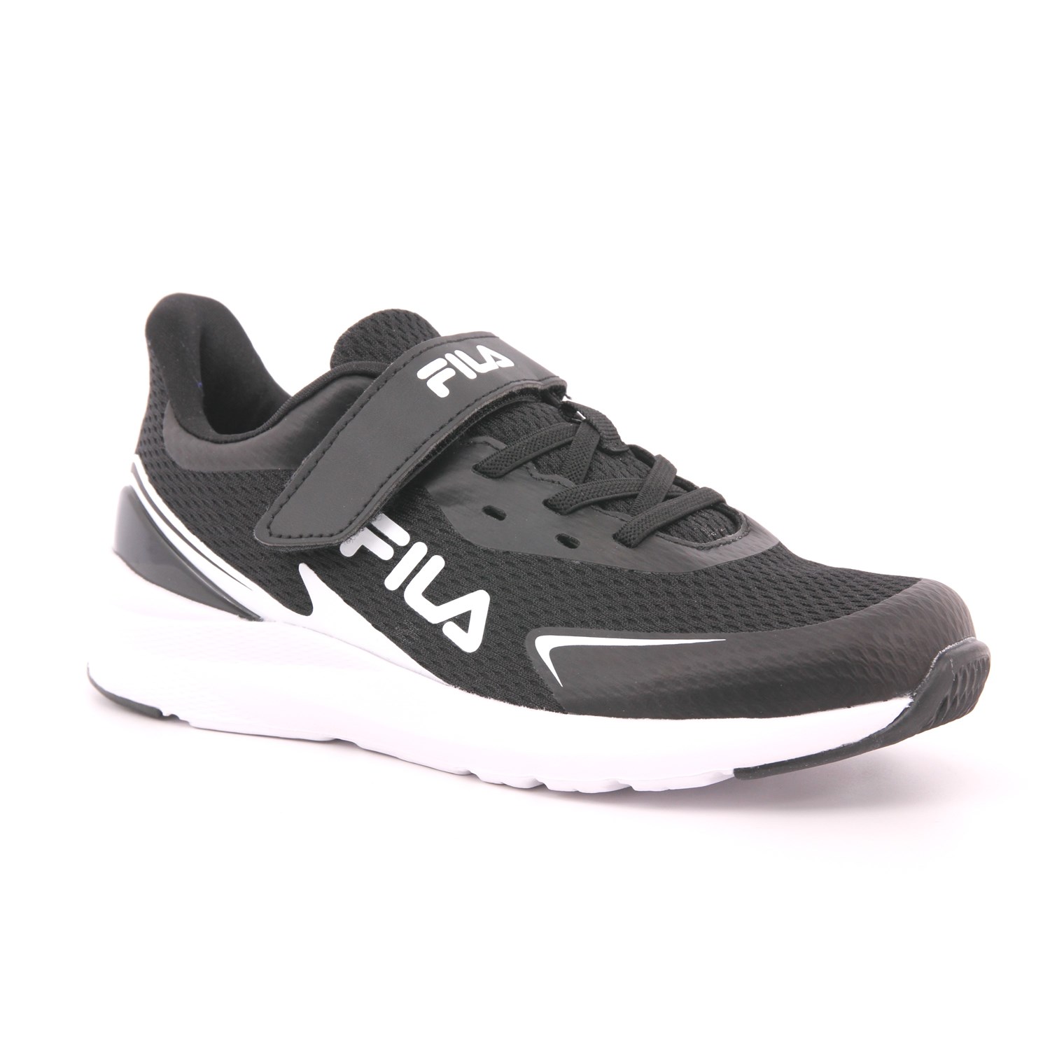 Scarpa Strappi + Elastico Fila Bambino Nero Scarpa Strappi + Elastico Fila Bambino Nero Scarpe 412 - FFK0076