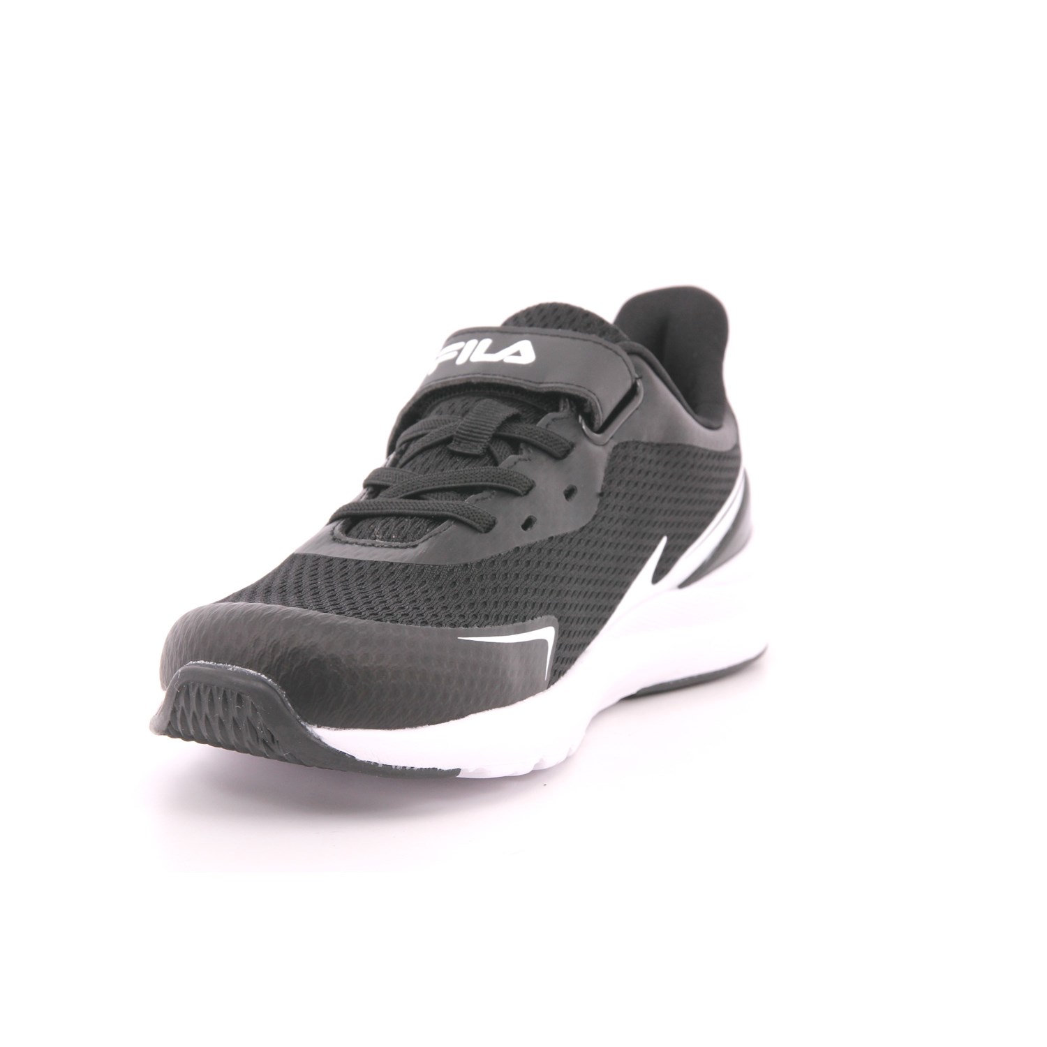 Scarpa Strappi + Elastico Fila Bambino Nero Scarpa Strappi + Elastico Fila Bambino Nero Scarpe 412 - FFK0076