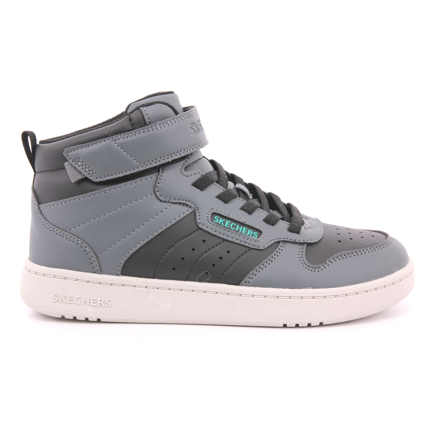 Scarpa Strappi + Elastico Skechers Bambino Grigio Scarpa Strappi + Elastico Skechers Bambino Grigio Scarpe 283 - 405636L
